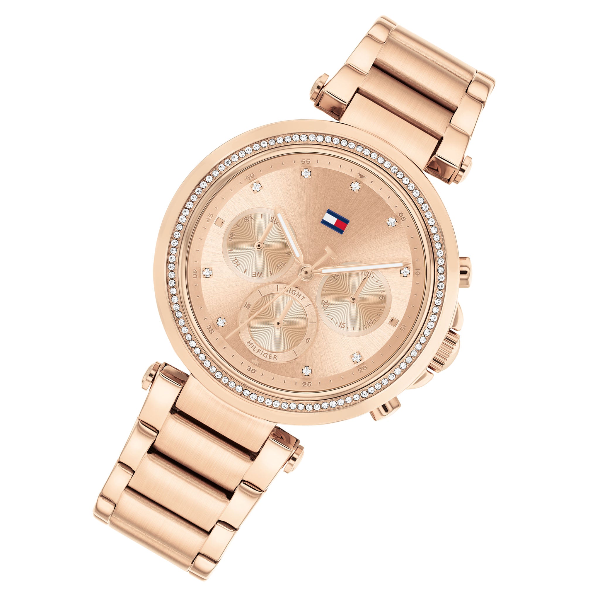 Tommy Hilfiger Rose Gold Steel Multi-function Women's Watch - 1782705