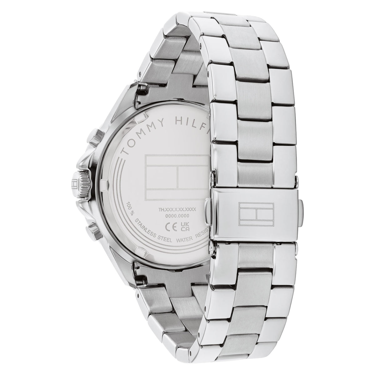Tommy Hilfiger Stainless Steel Blue Dial Multi-function Women's Watch - 1782708