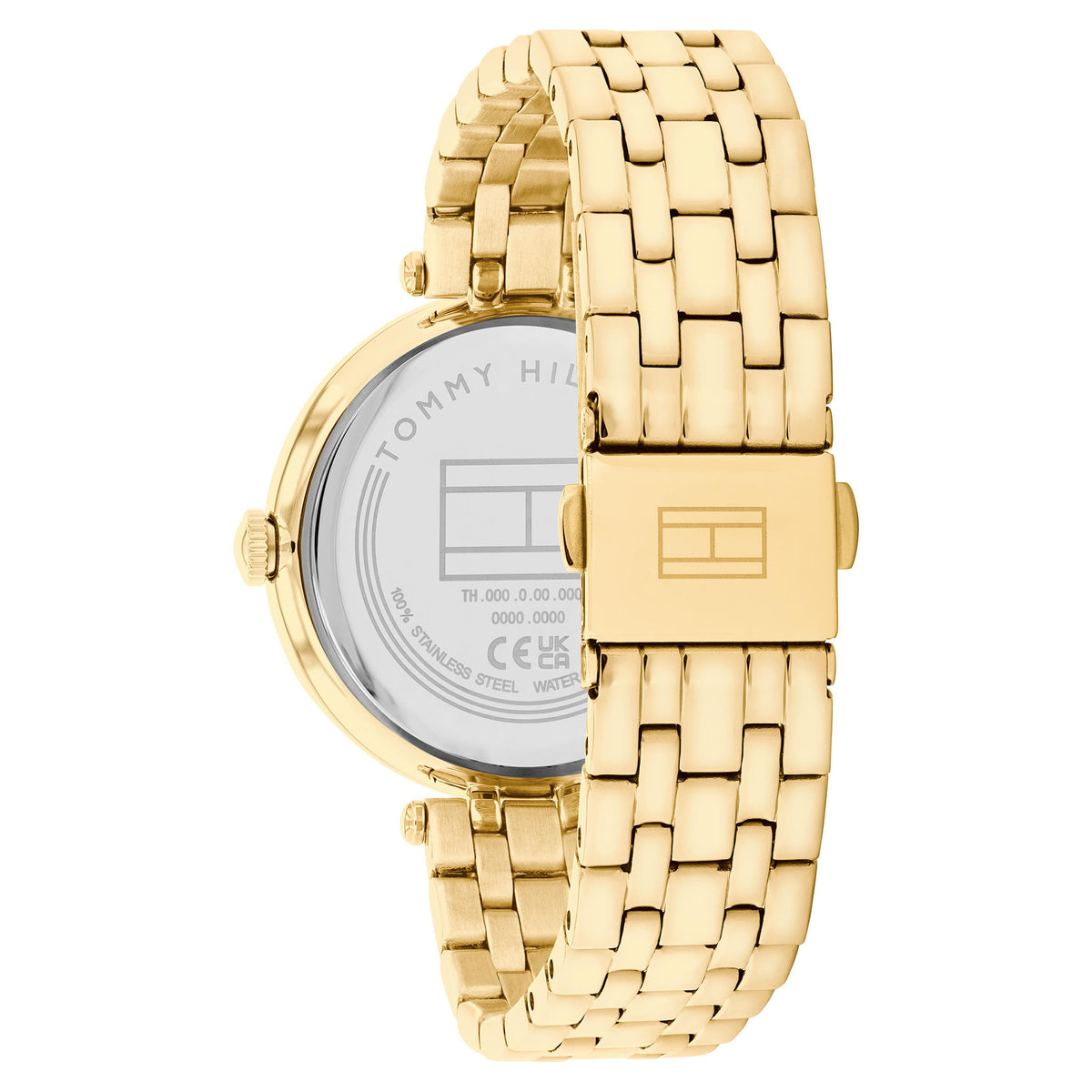Tommy Hilfiger Gold Steel Champagne Dial Women's Watch - 1782718