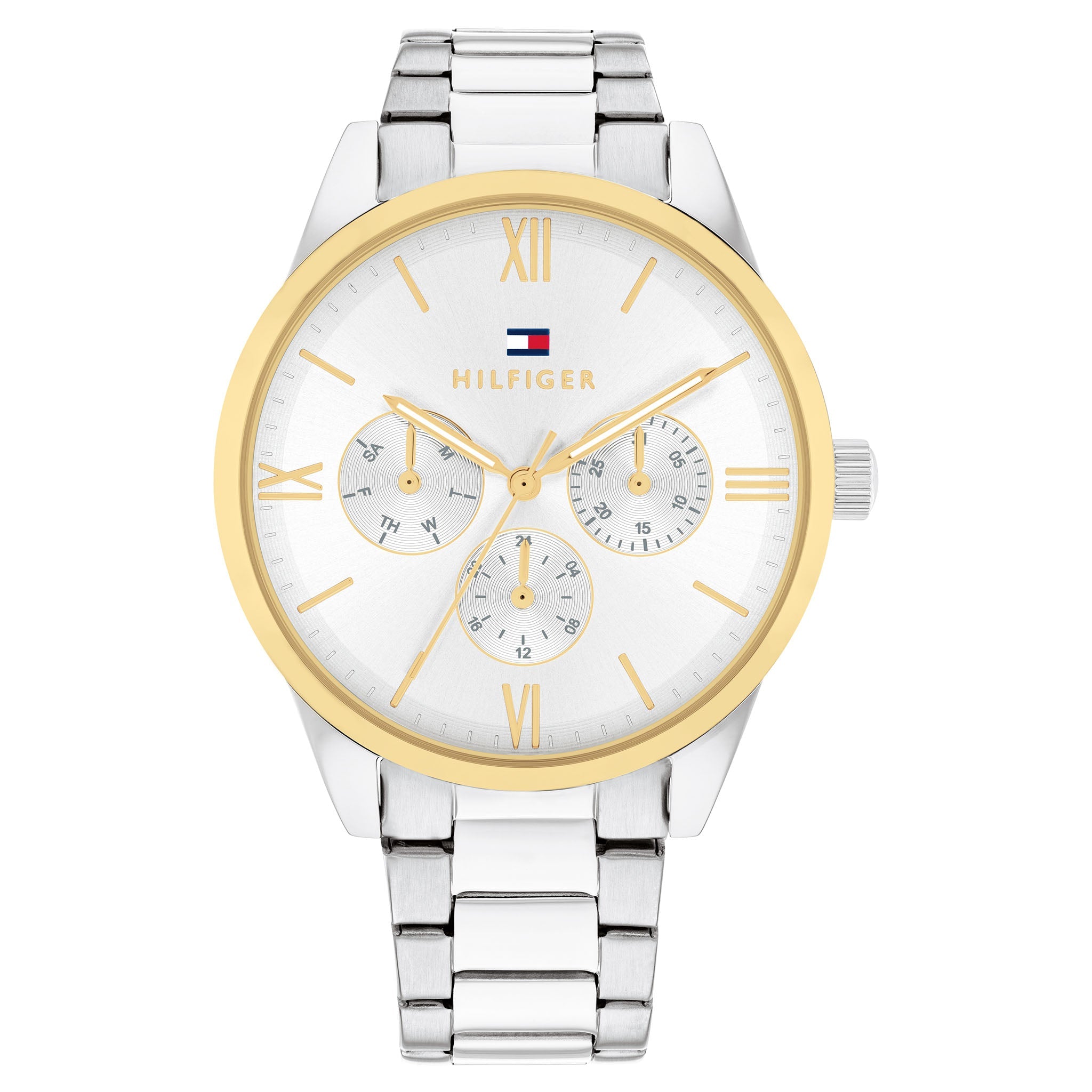 Tommy Hilfiger Stainless Steel Silver Dial Multi-function Women's Watch - 1782744