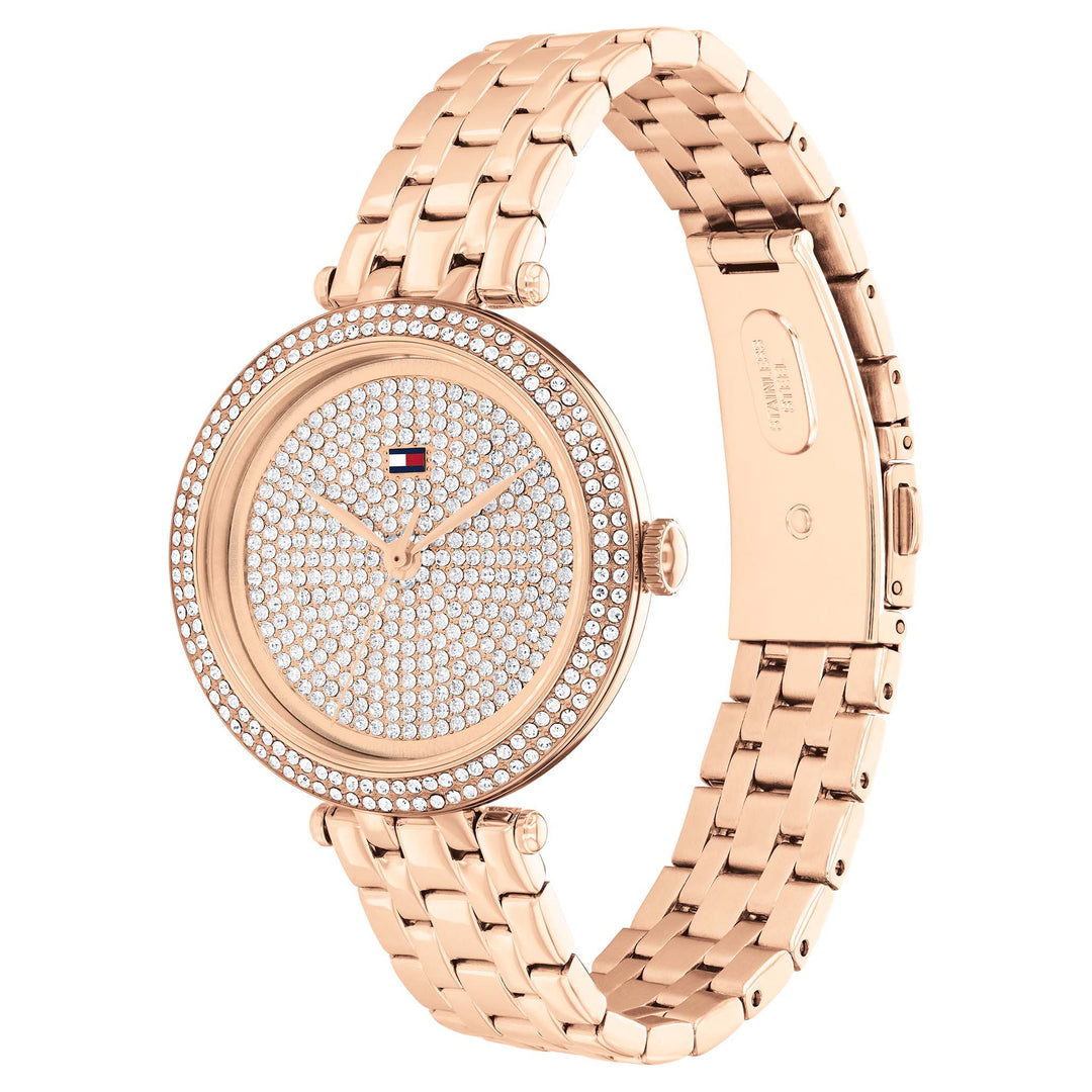 Tommy Hilfiger Rose Gold Steel Women's Watch  - 1782761