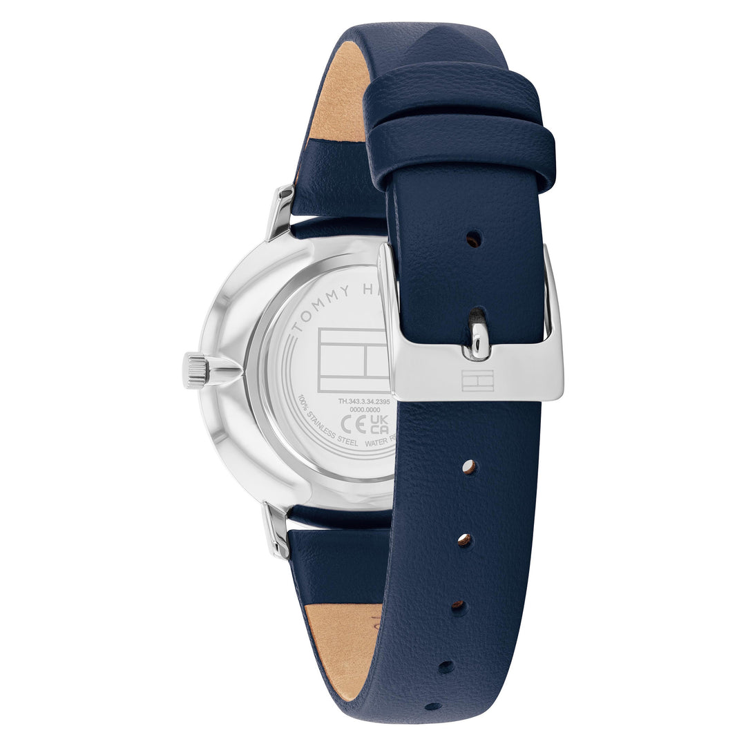 Tommy Hilfiger Navy Leather Women's Watch - 1782764