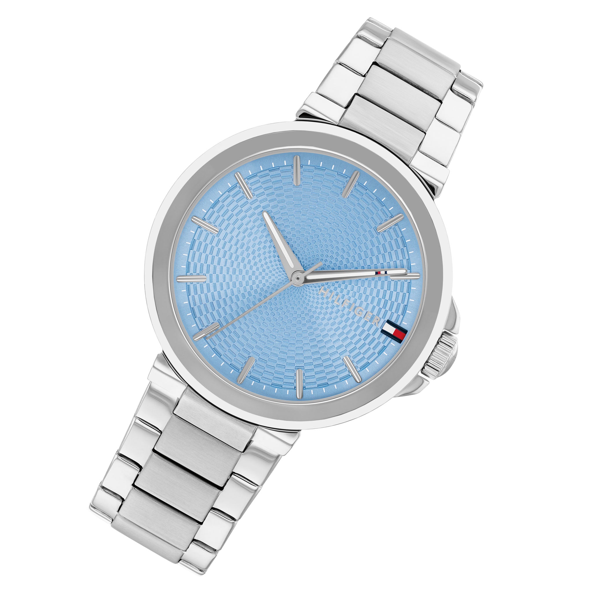 Tommy Hilfiger Stainless Steel Blue Dial Women's Watch - 1782777