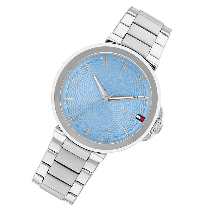 Tommy Hilfiger Stainless Steel Blue Dial Women's Watch - 1782777