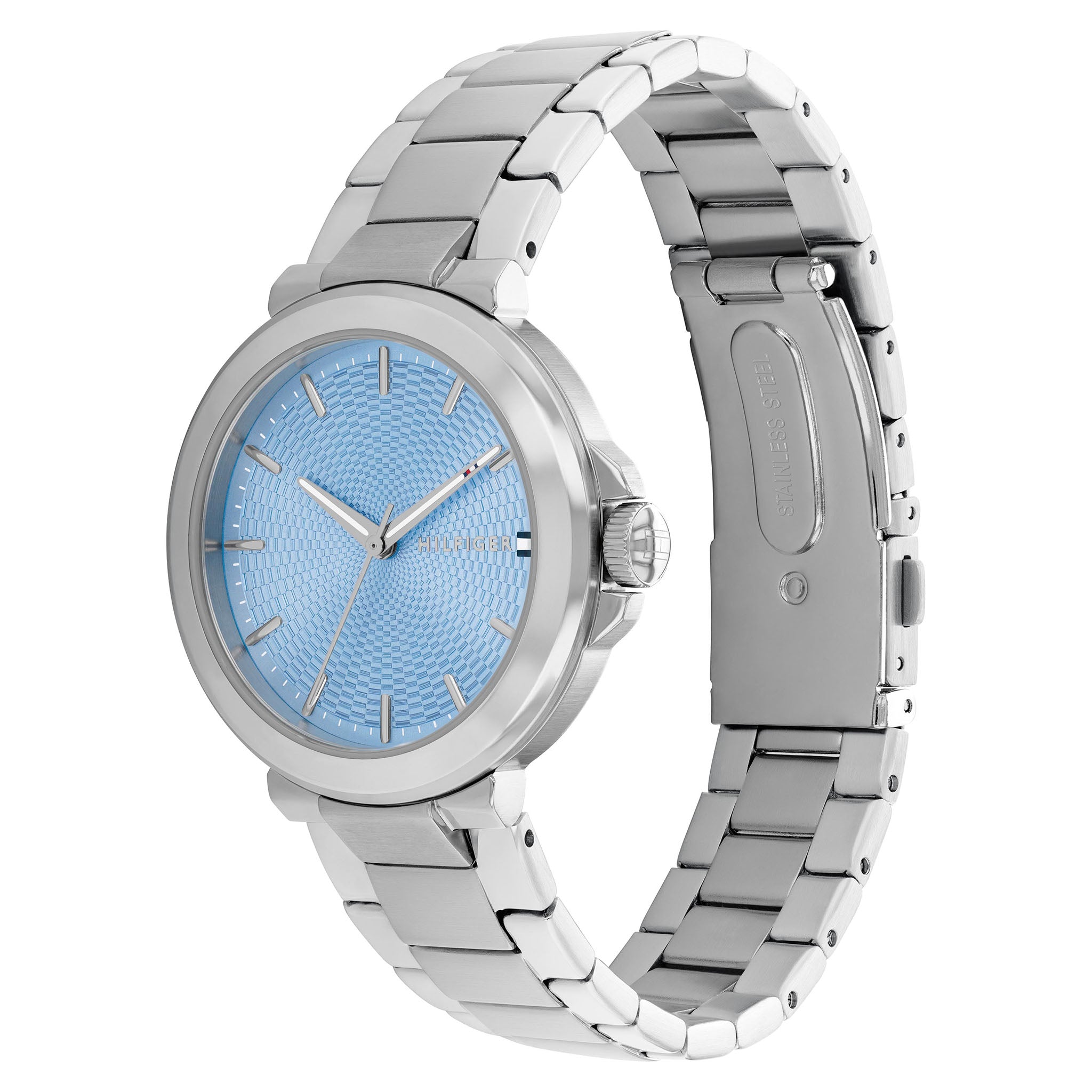 Tommy Hilfiger Stainless Steel Blue Dial Women's Watch - 1782777