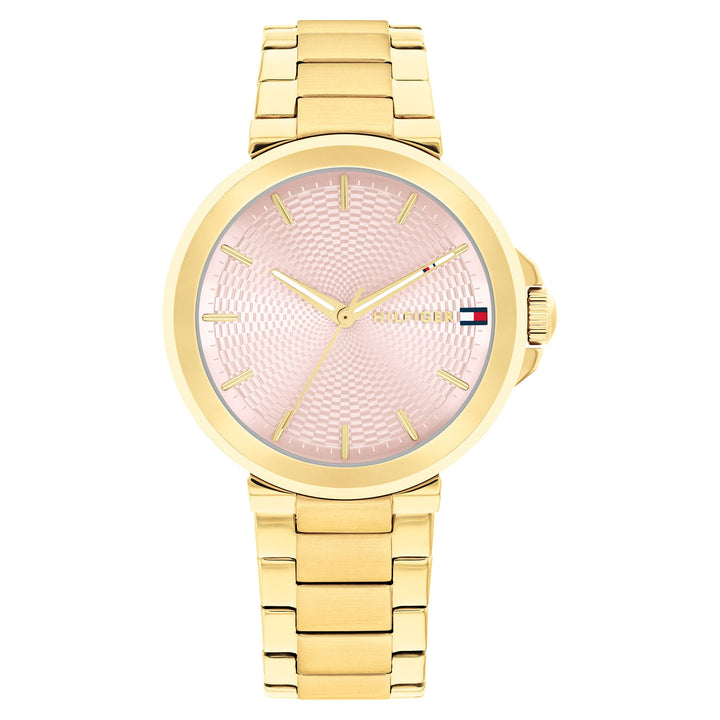 Tommy Hilfiger Gold Steel Blush Dial Women's Watch - 1782779