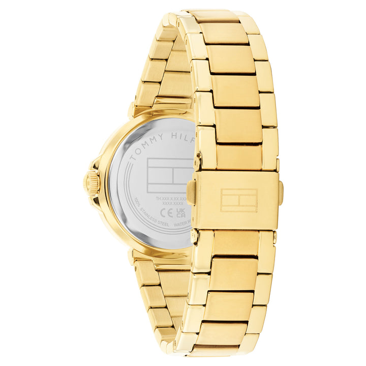 Tommy Hilfiger Gold Steel Blush Dial Women's Watch - 1782779