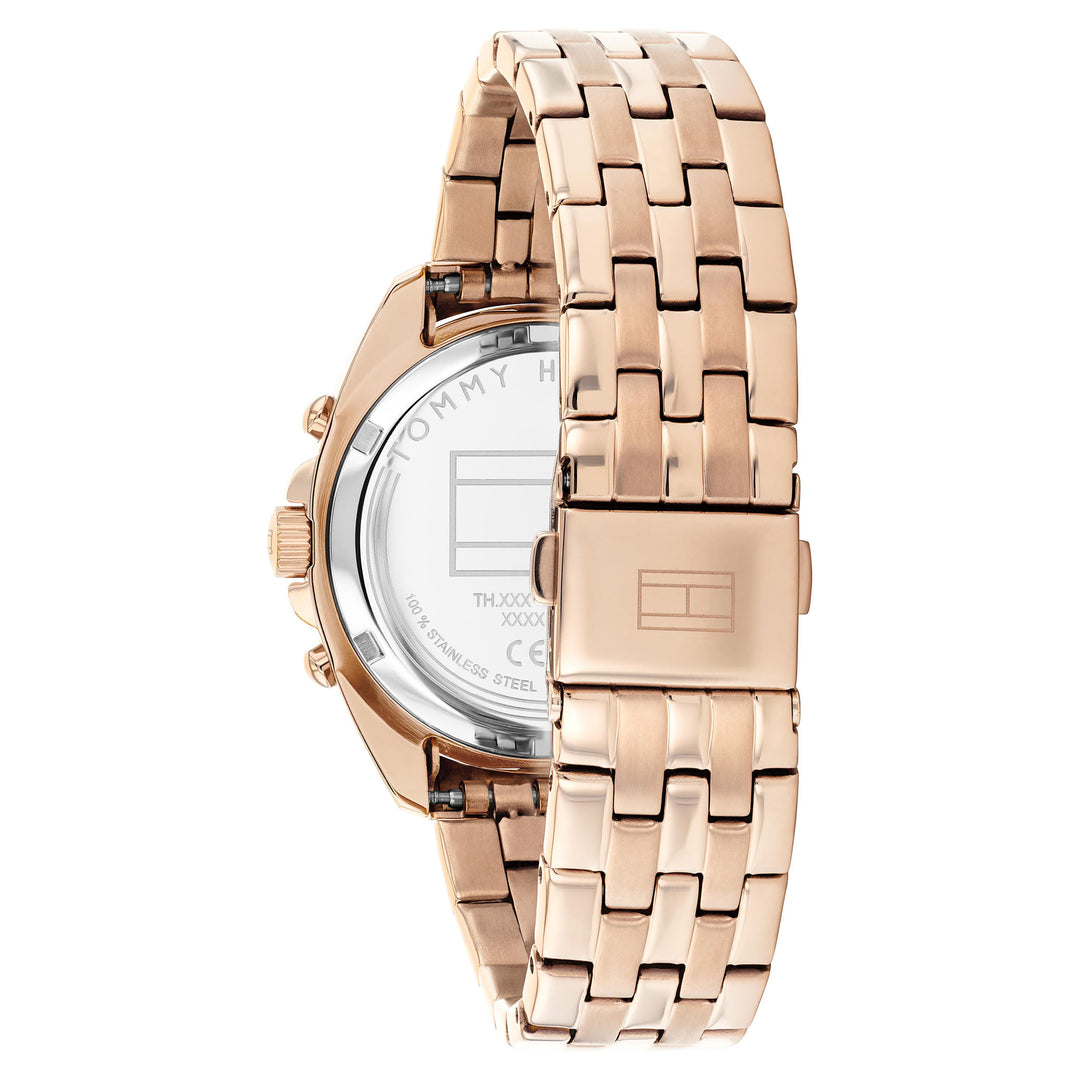 Tommy Hilfiger Carnation Gold Steel Multi-function Women's Watch - 1782804