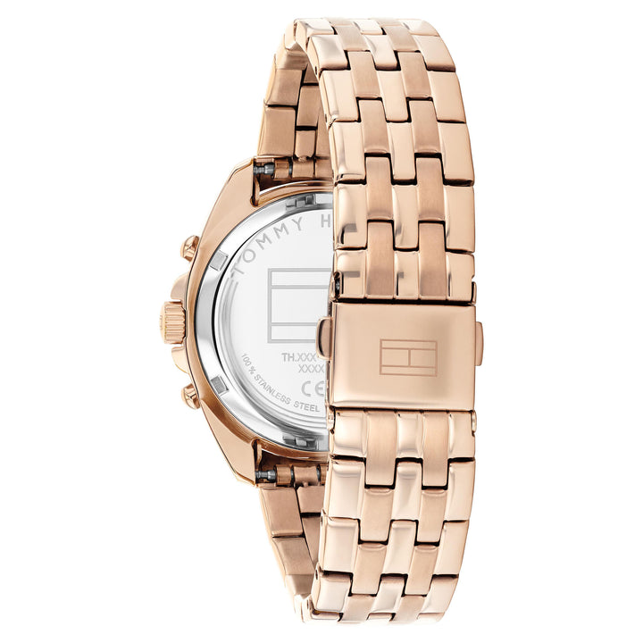 Tommy Hilfiger Carnation Gold Steel Multi-function Women's Watch - 1782804