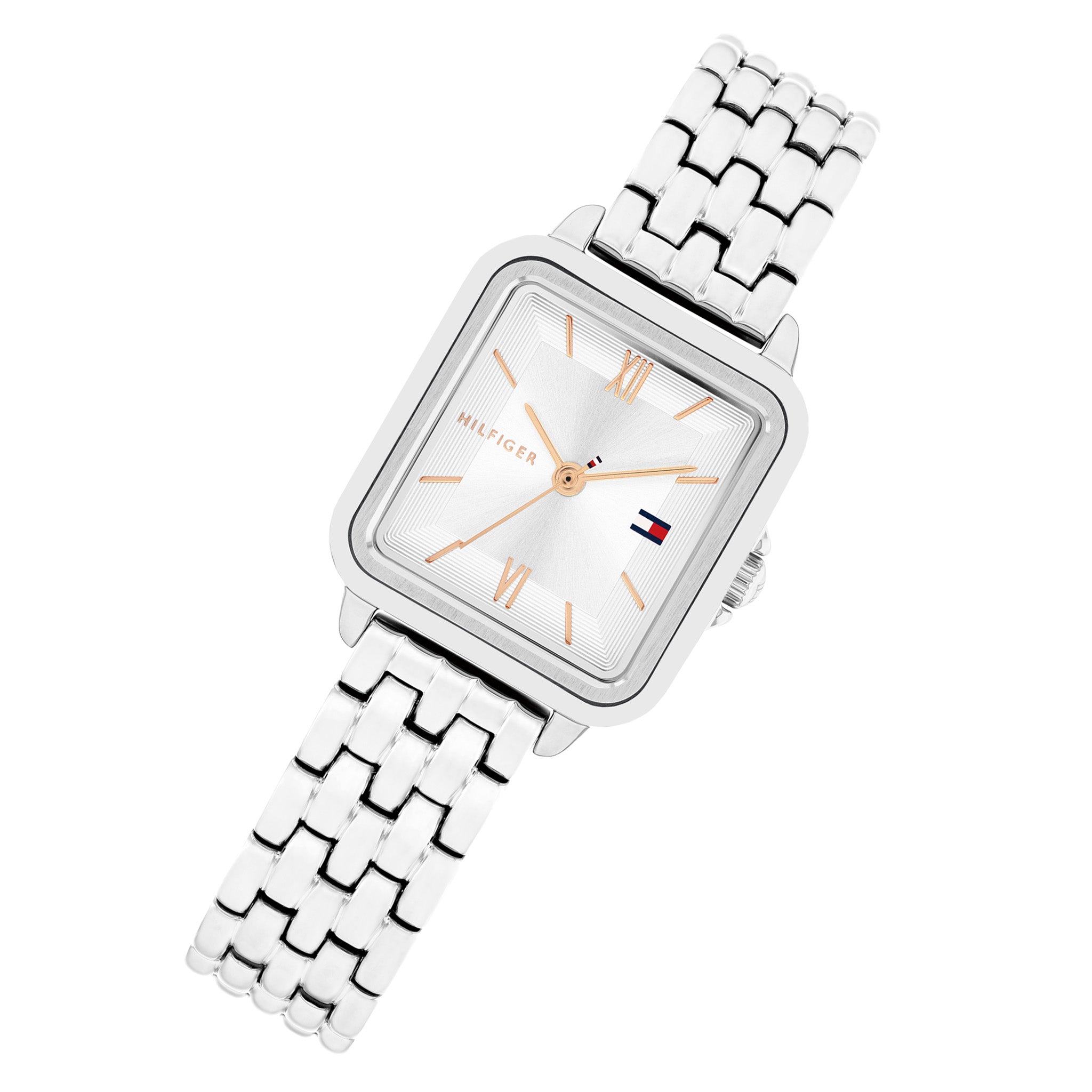 Tommy Hilfiger Stainless Steel White Dial Women's Watch - 1782830