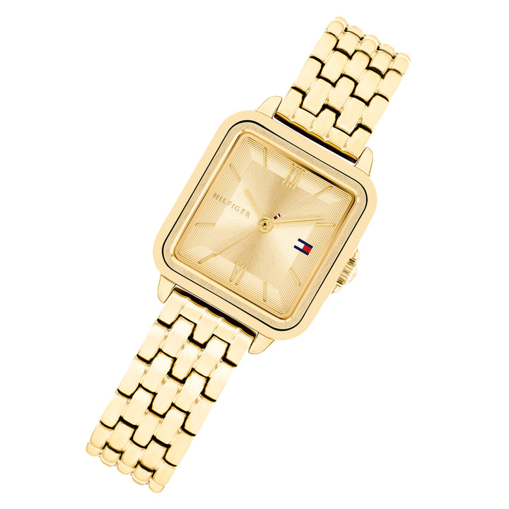 Tommy Hilfiger Gold Steel Champagne Dial Women's Watch - 1782832