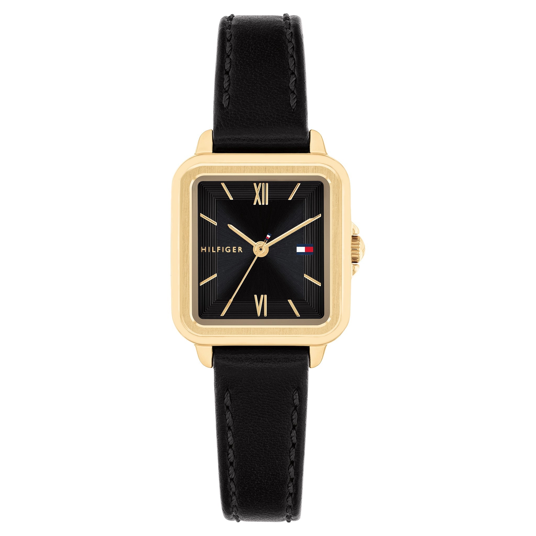 Tommy Hilfiger Black Leather Women's Watch - 1782835