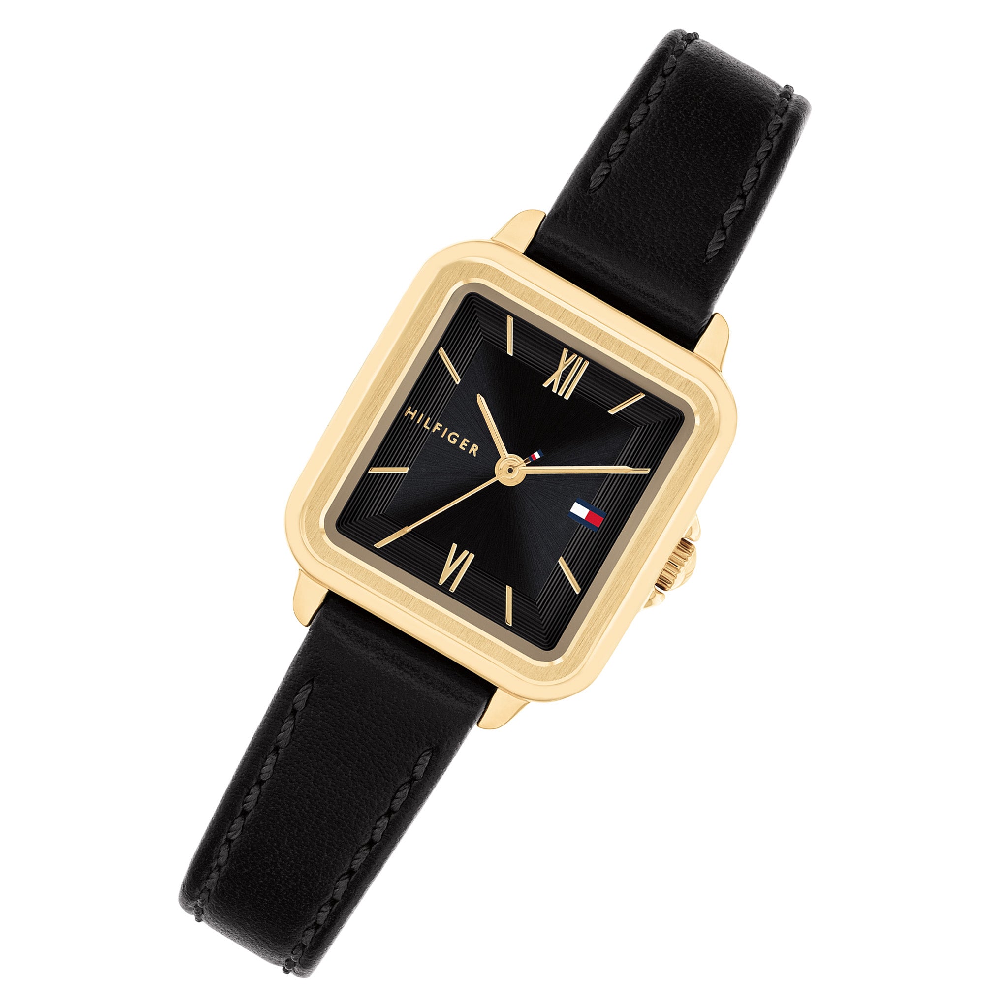 Tommy Hilfiger Black Leather Women's Watch - 1782835