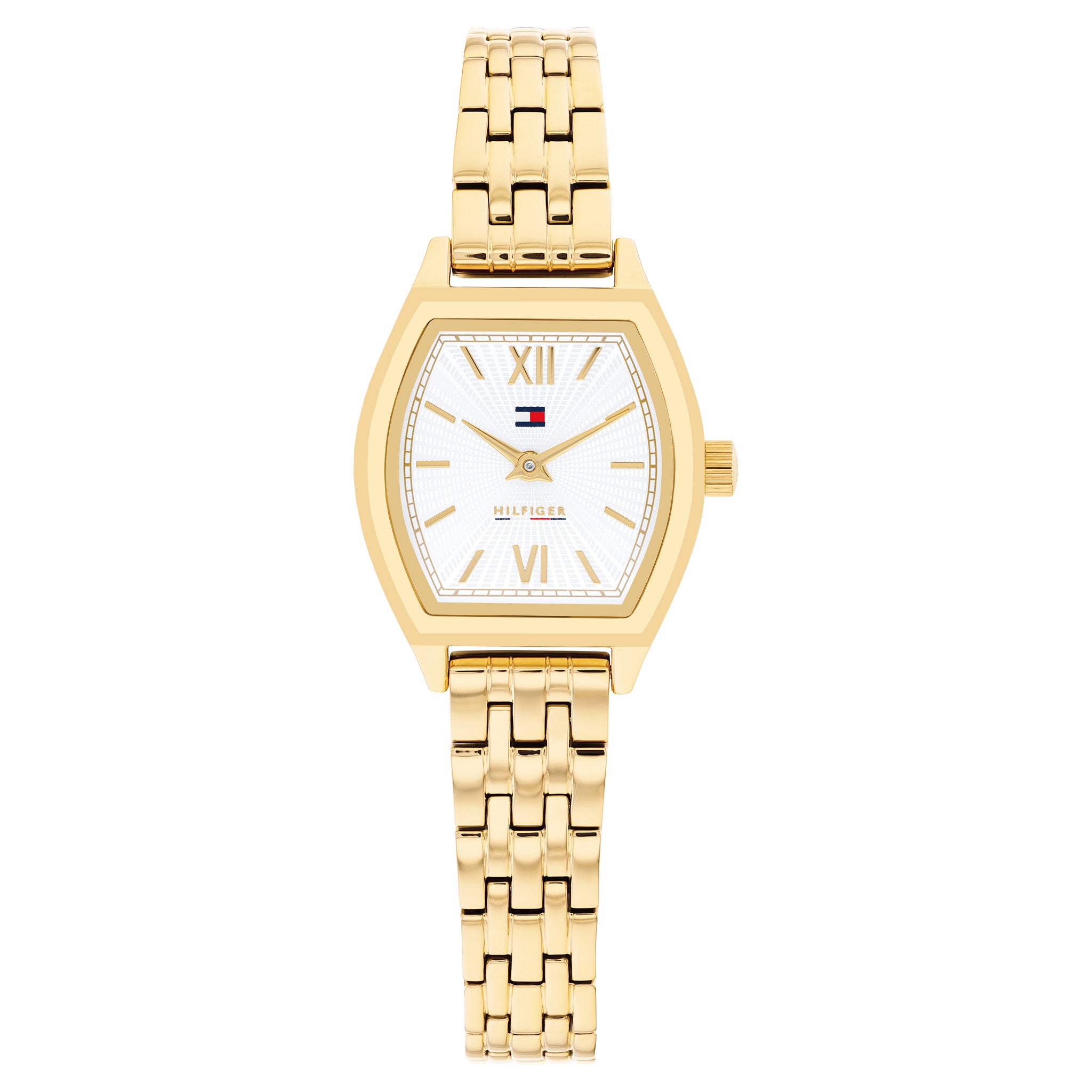 Tommy Hilfiger Gold Steel White Dial Women's Watch - 1782870