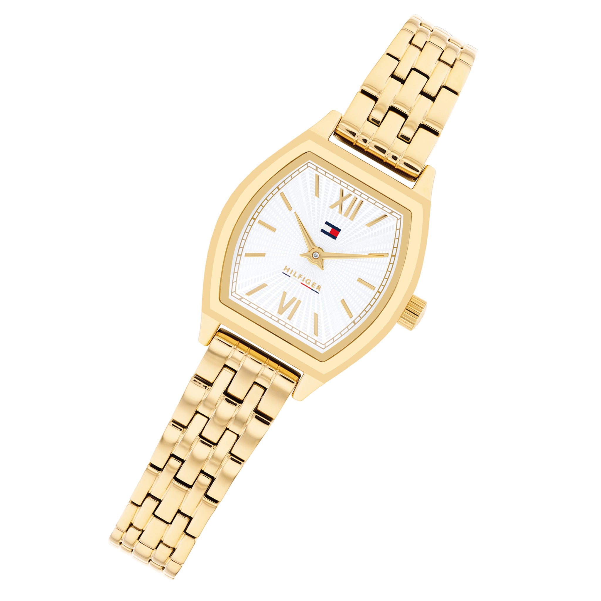 Tommy Hilfiger Gold Steel White Dial Women's Watch - 1782870