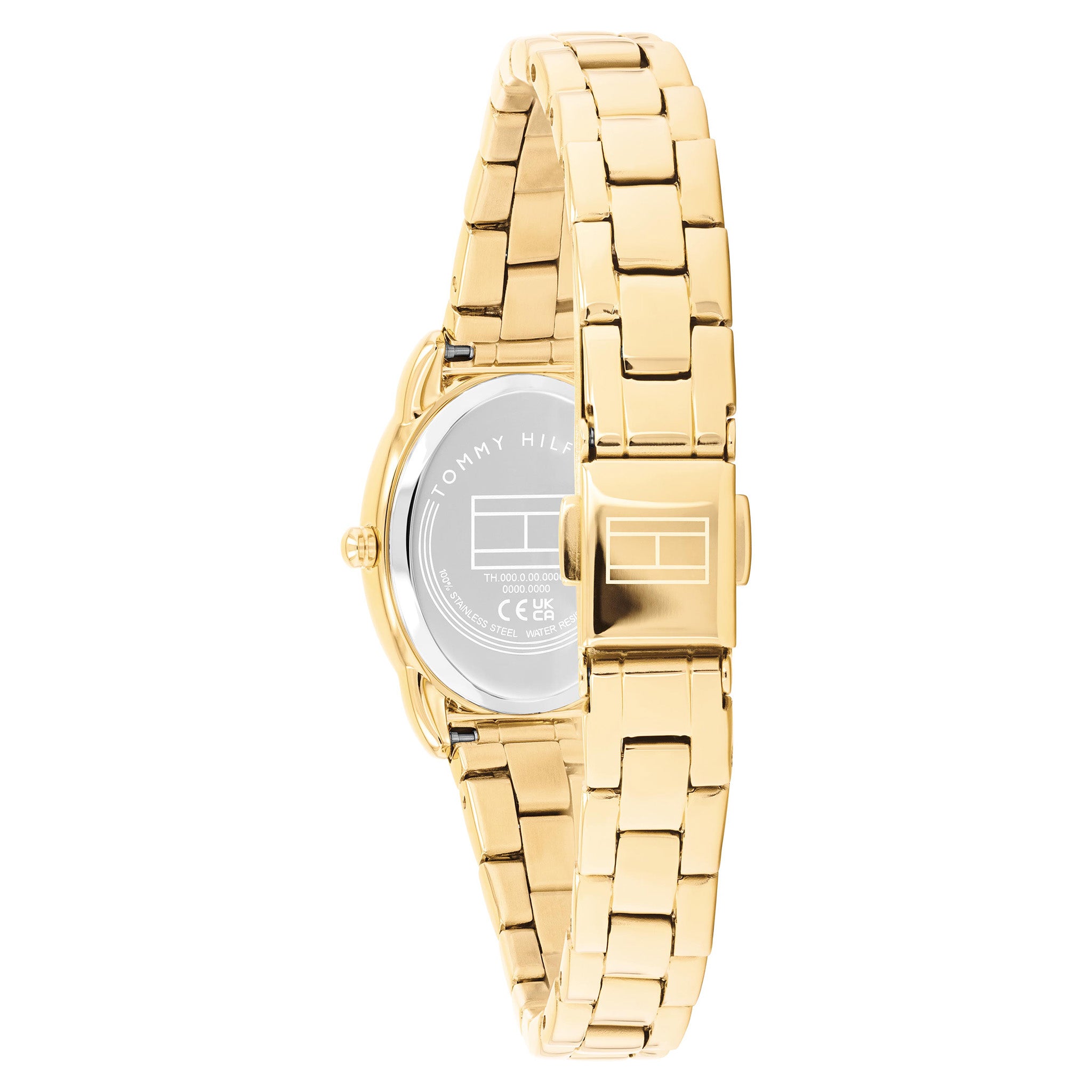 Tommy Hilfiger Gold Steel Champagne Dial Women's Watch - 1782875