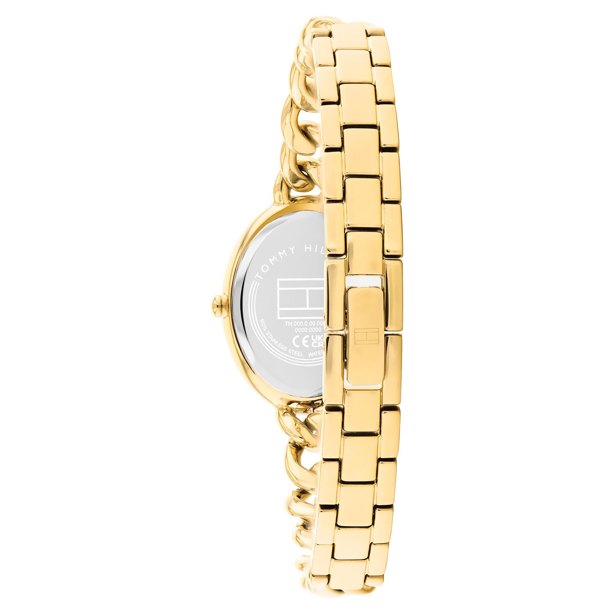Tommy Hilfiger Gold Steel Green Dial Women's Watch - 1782877