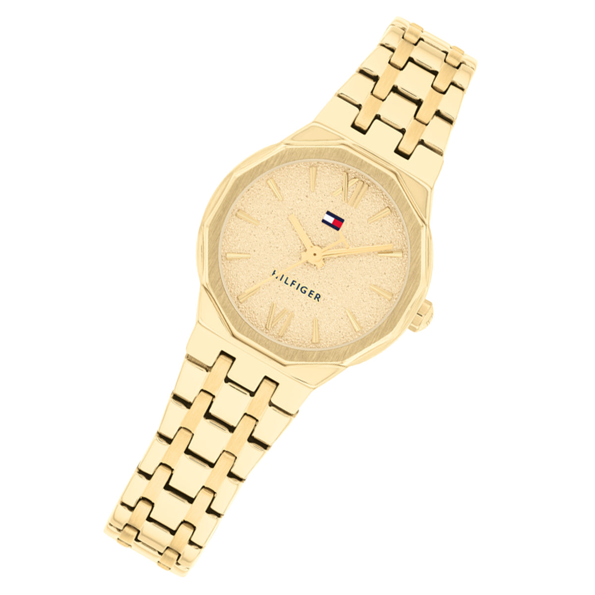 Tommy Hilfiger Steel Gold Dial Women's Watch - 1782886