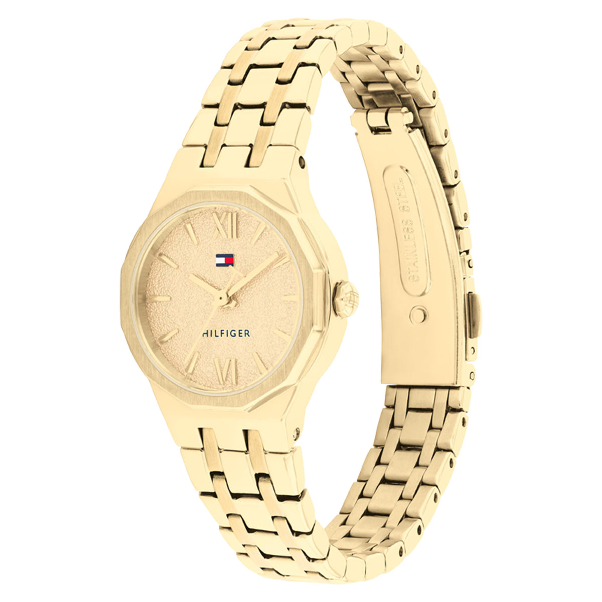 Tommy Hilfiger Steel Gold Dial Women's Watch - 1782886