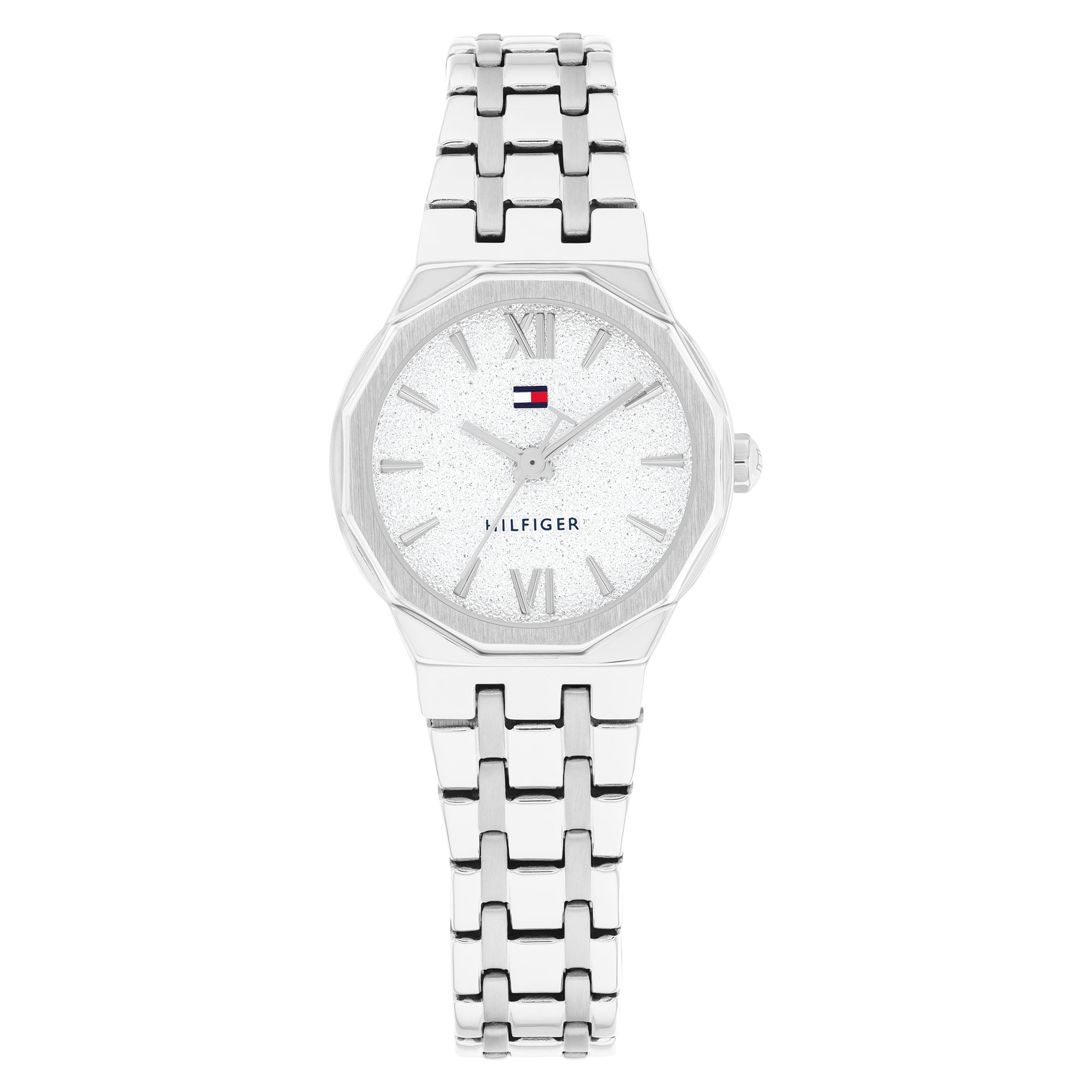 Tommy Hilfiger Stainless Steel Silver Dial Women's Watch - 1782889