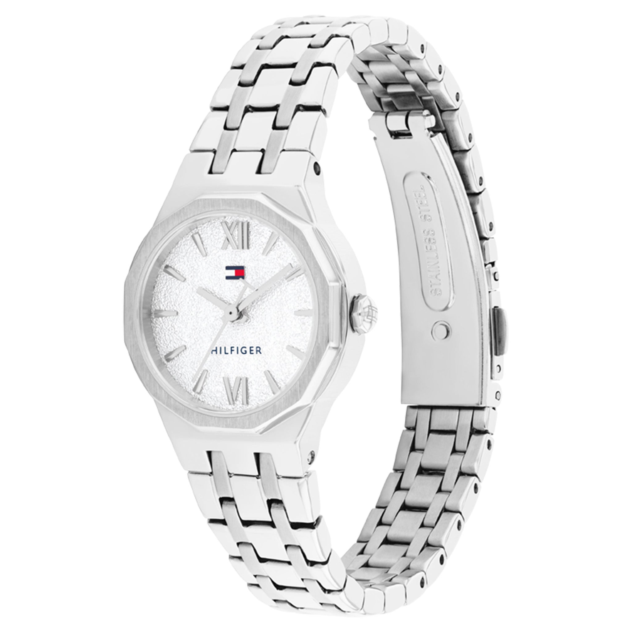 Tommy Hilfiger Stainless Steel Silver Dial Women's Watch - 1782889