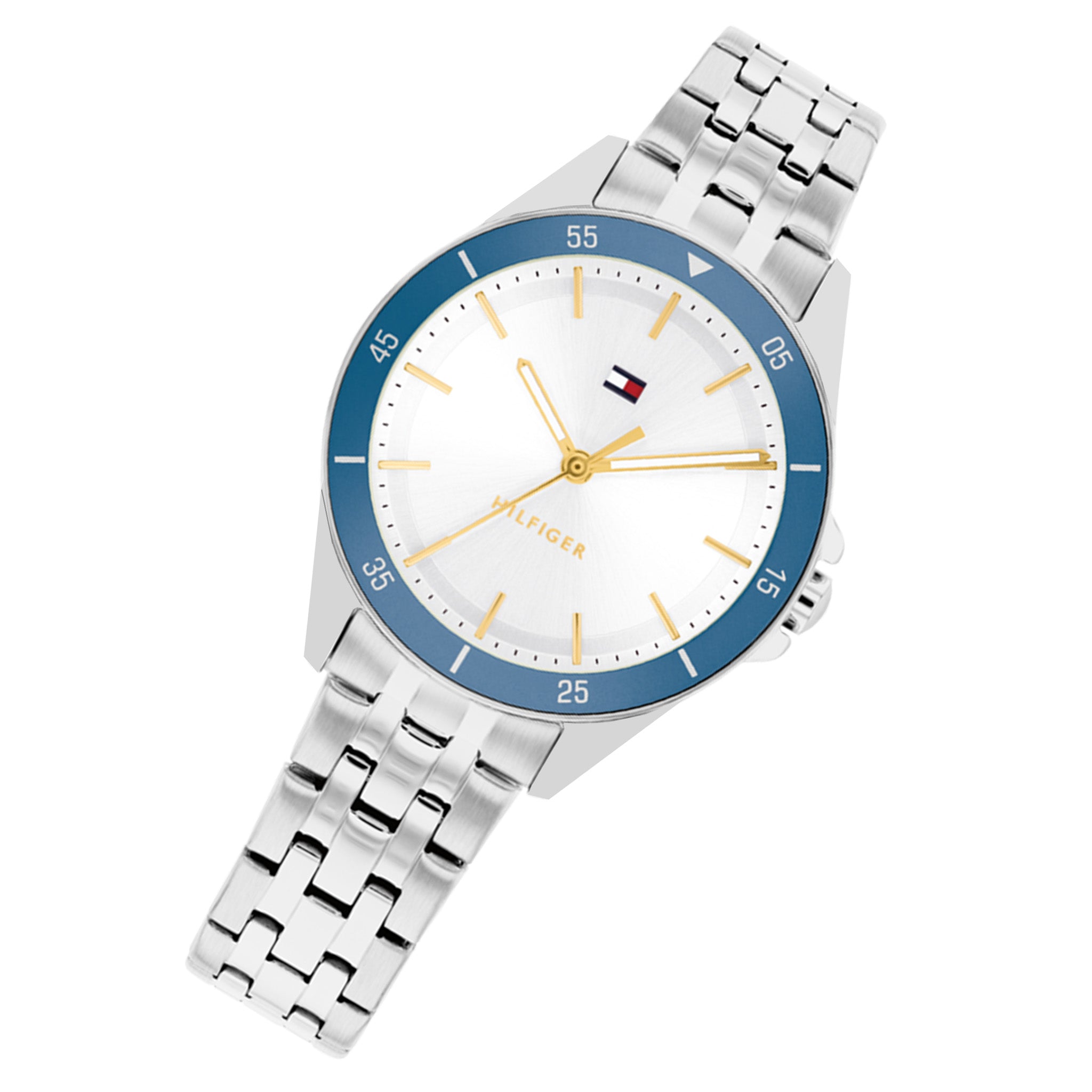 Tommy Hilfiger Silver Steel White Dial Women's Watch - 1782890