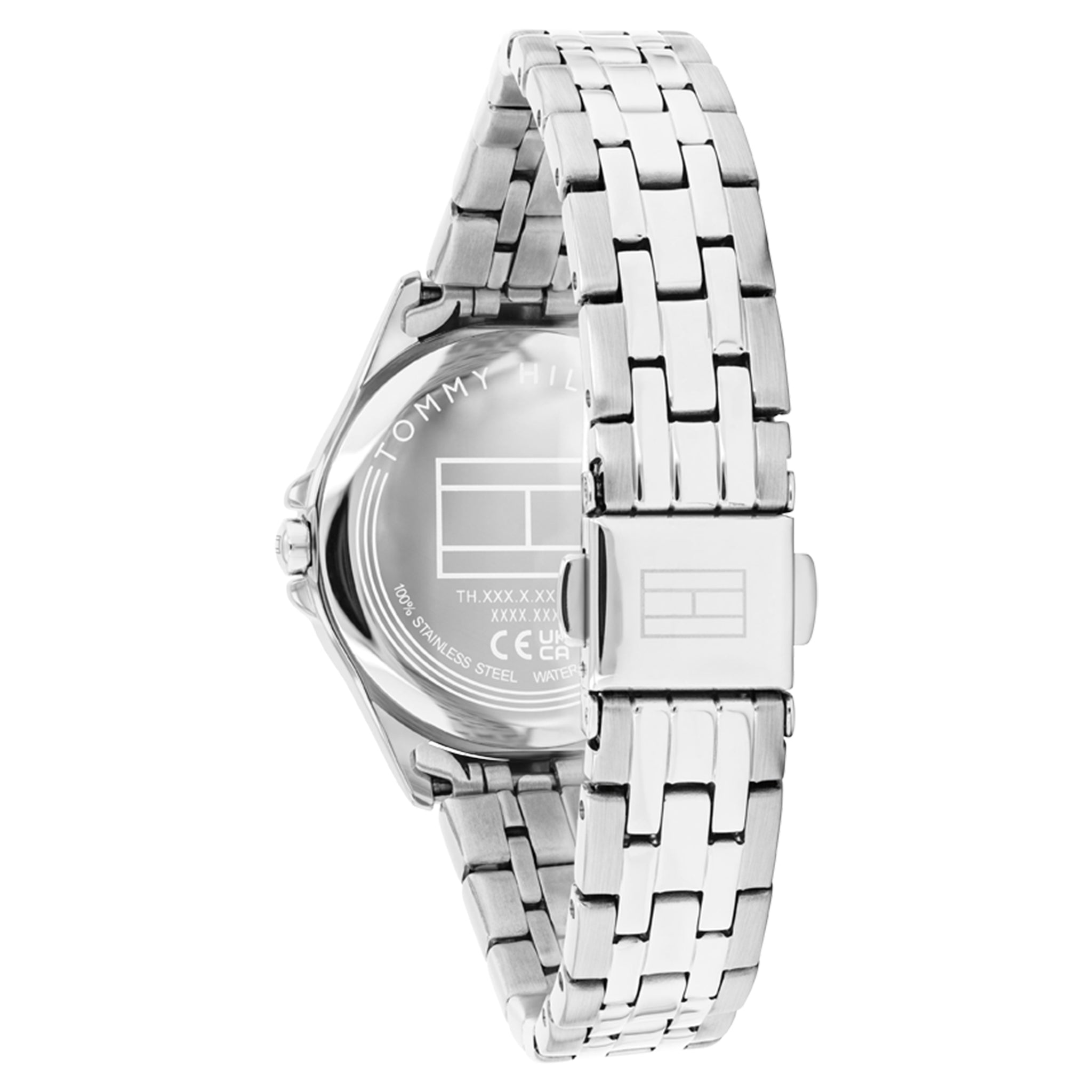 Tommy Hilfiger Silver Steel White Dial Women's Watch - 1782890