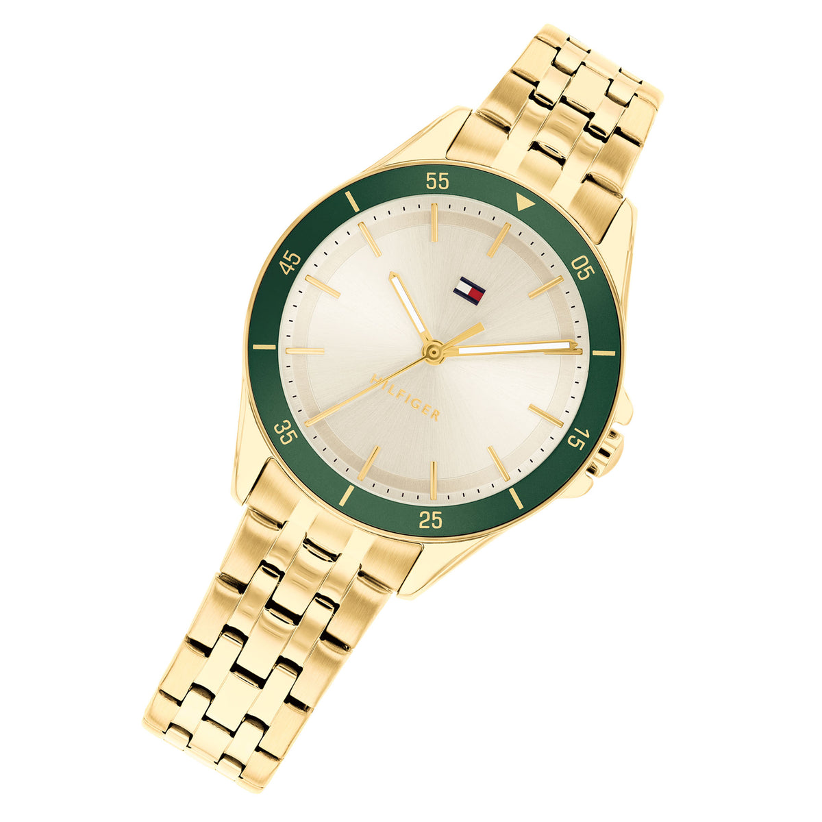 Tommy Hilfiger Gold Steel Champagne Dial Women's Watch - 1782892