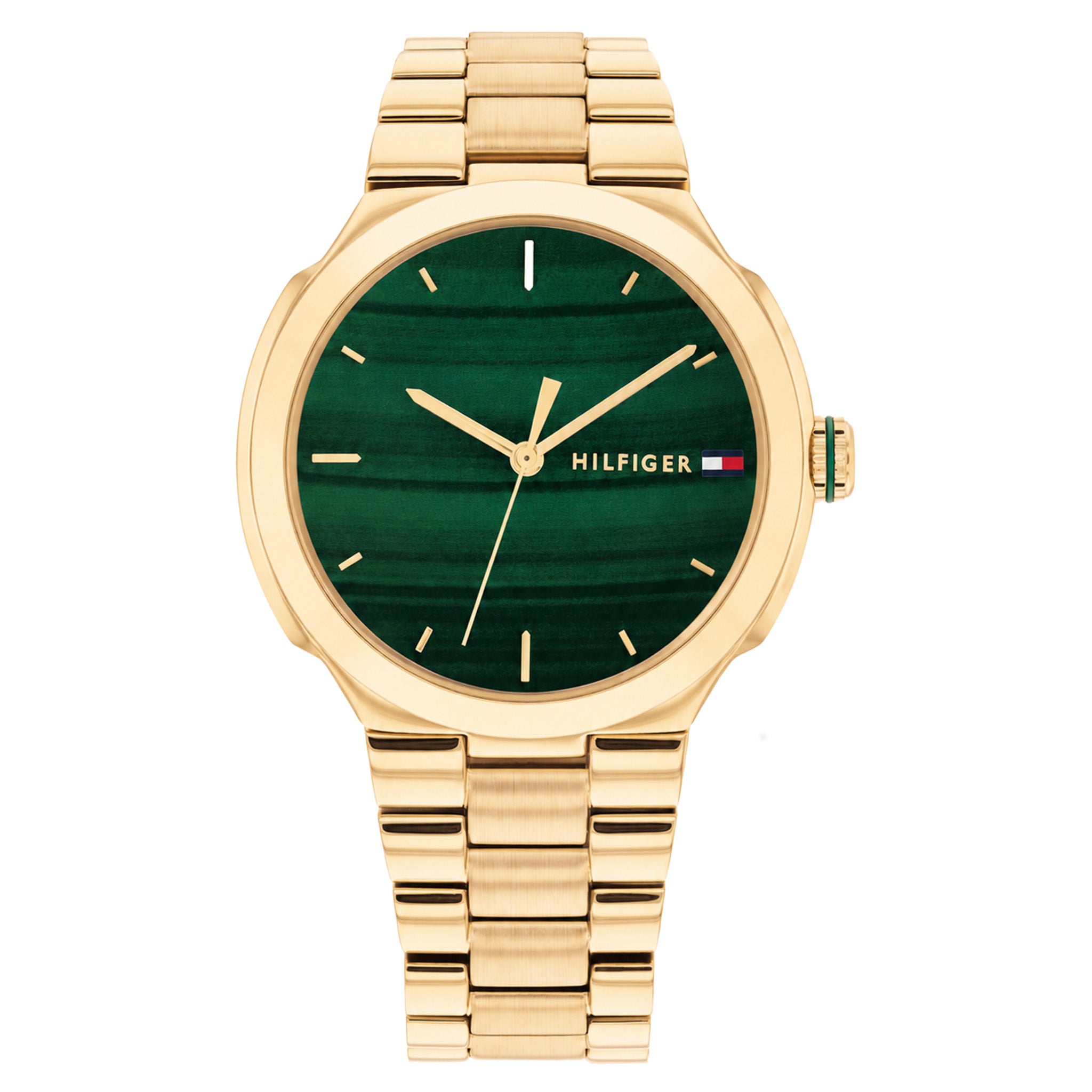 Tommy Hilfiger Gold Steel 3D Print Dial Women's Watch- 1782908