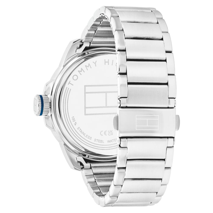 Tommy Hilfiger Stainless Steel White Dial Men's Watch - 1791073