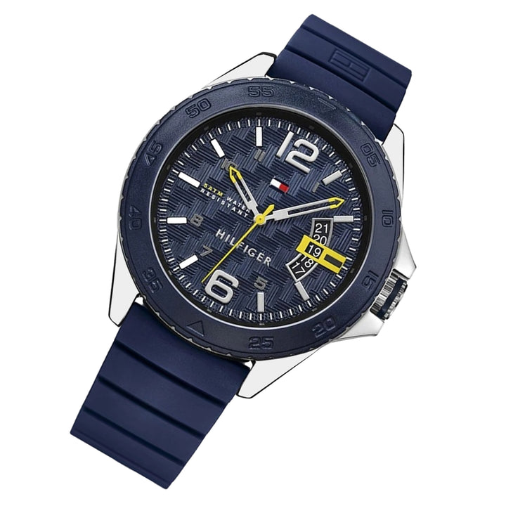 Tommy Hilfiger Blue Silicone Men's Watch - 1791204