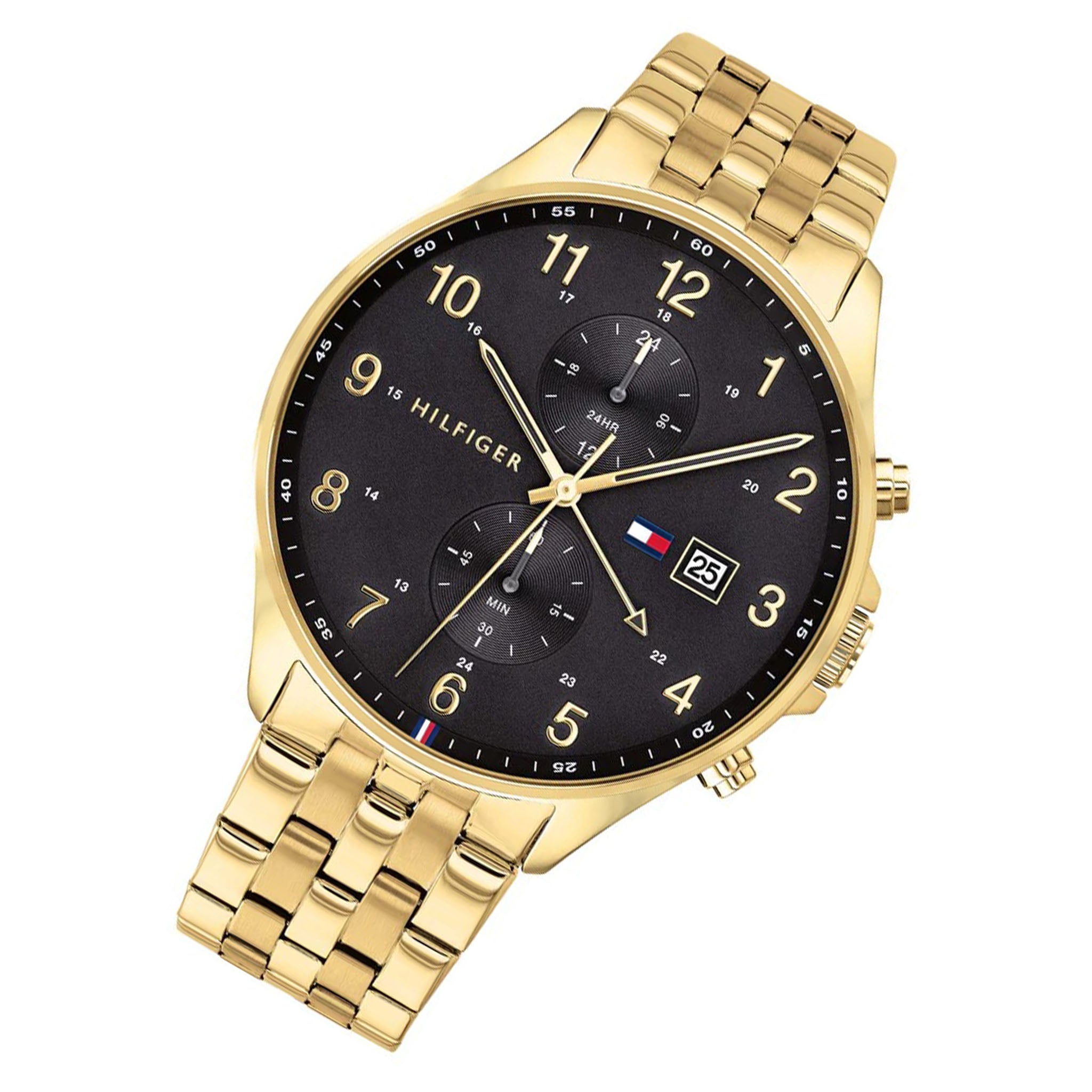 Tommy Hilfiger  Gold Steel Men's Multi-function Watch - 1791708
