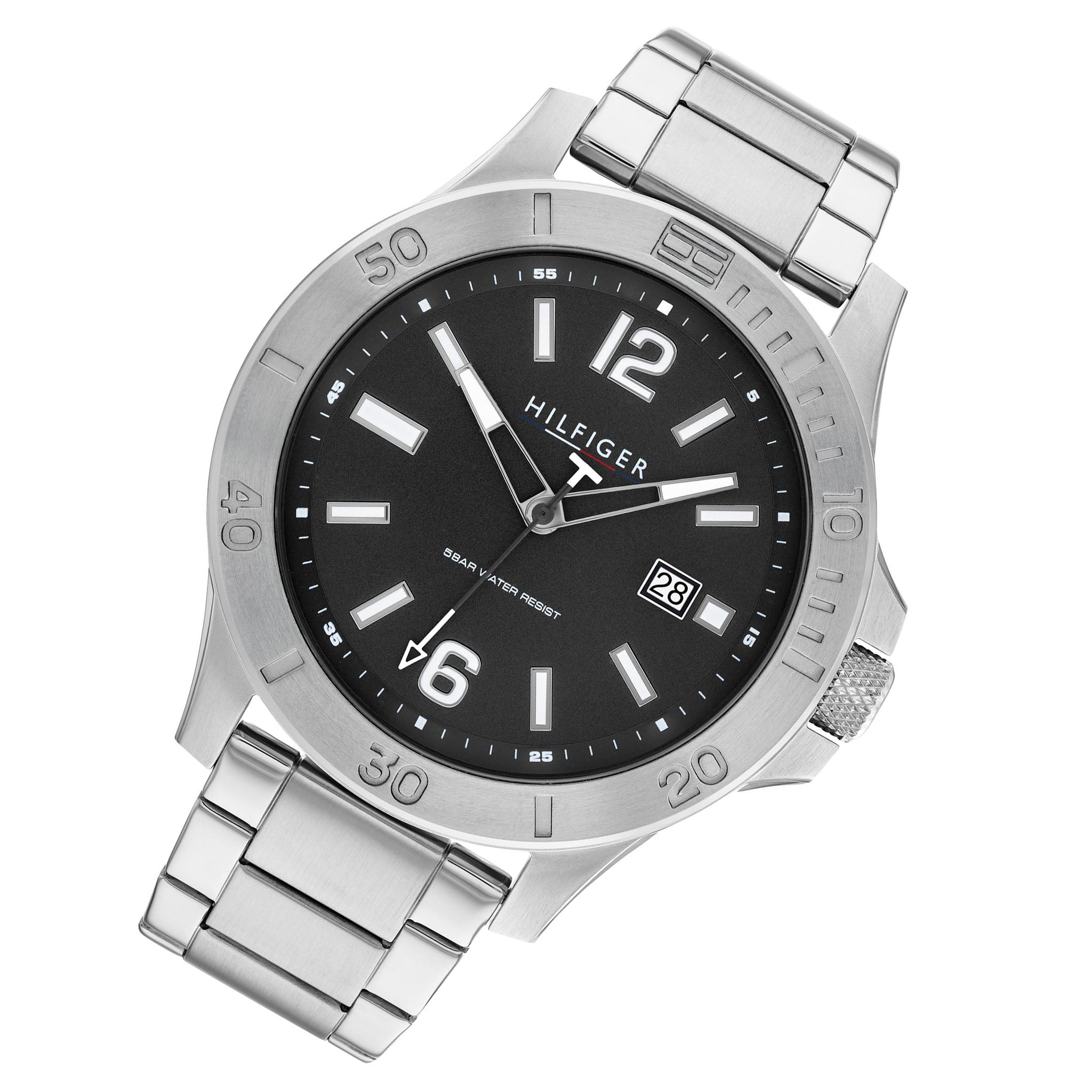 Tommy Hilfiger Stainless Steel Grey Dial Men's Watch - 1791995