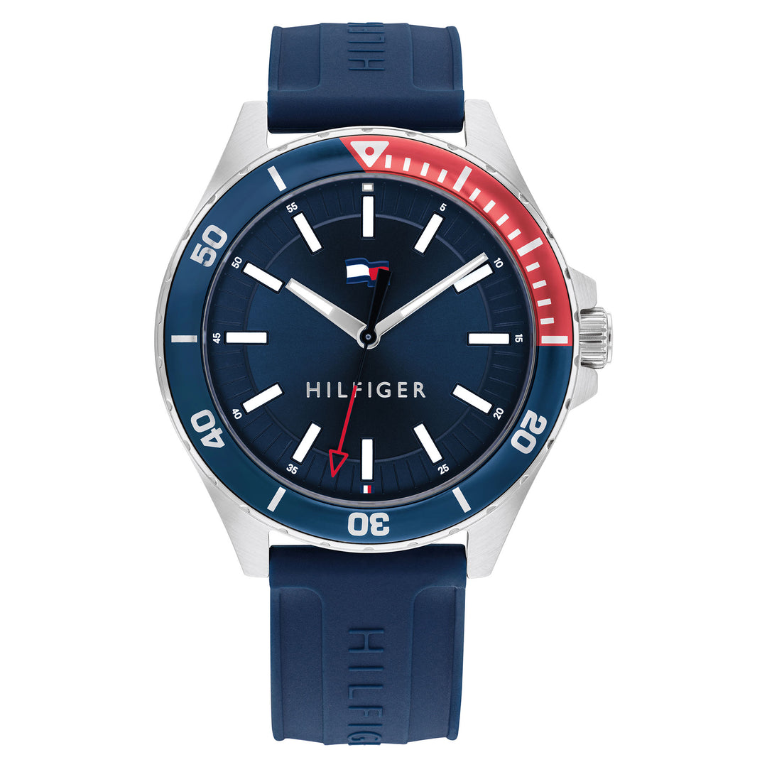 Tommy Hilfiger Navy Silicone Band Men's Watch - 1792009
