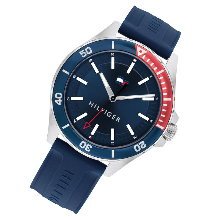 Tommy Hilfiger Navy Silicone Band Men's Watch - 1792009