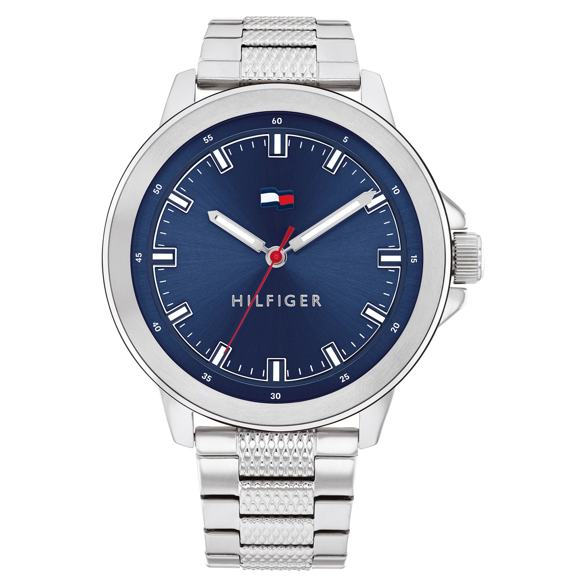Tommy Hilfiger Stainless Steel Navy Dial Men's Watch - 1792024