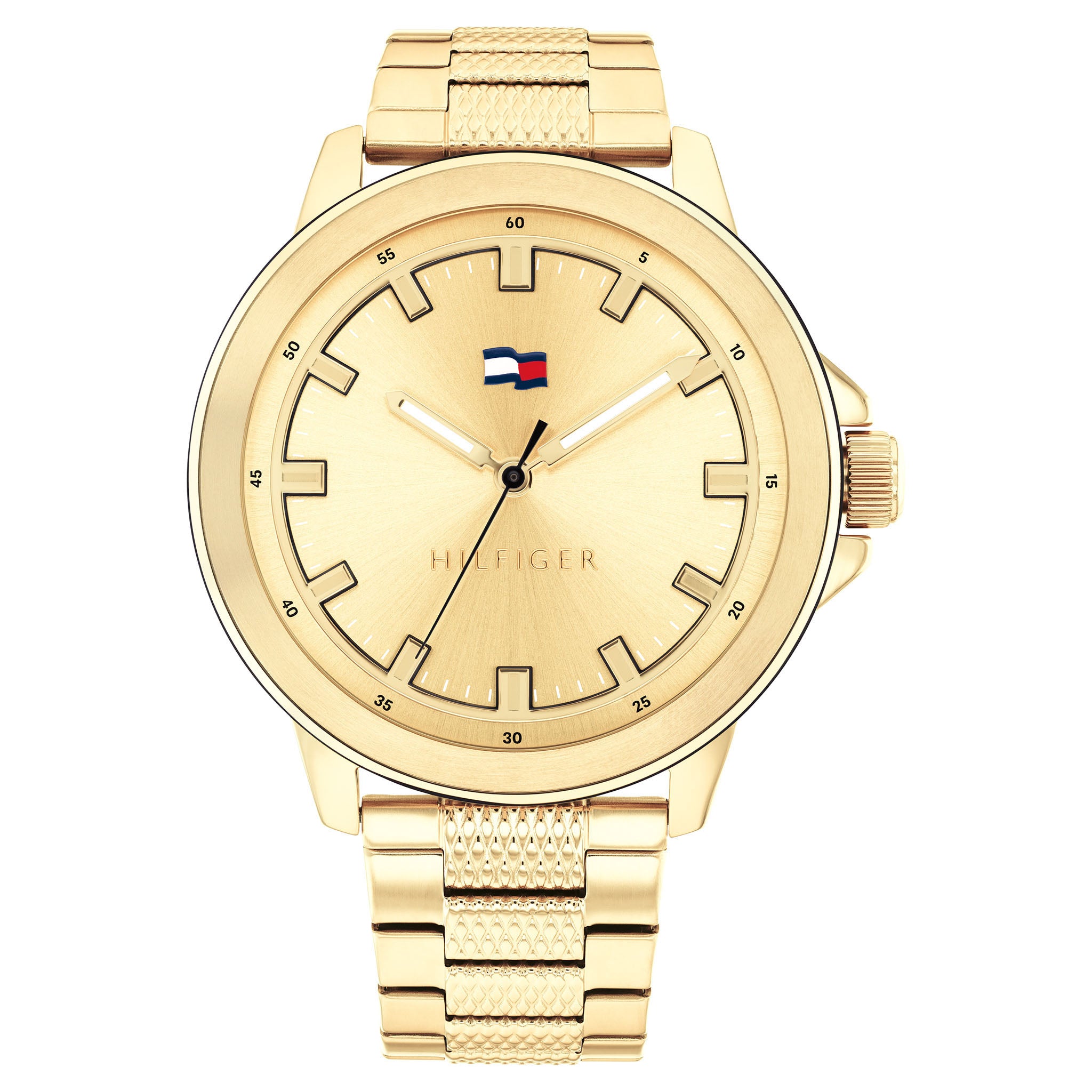 Tommy Hilfiger Gold Steel Light Gold Dial Men's Watch - 1792025