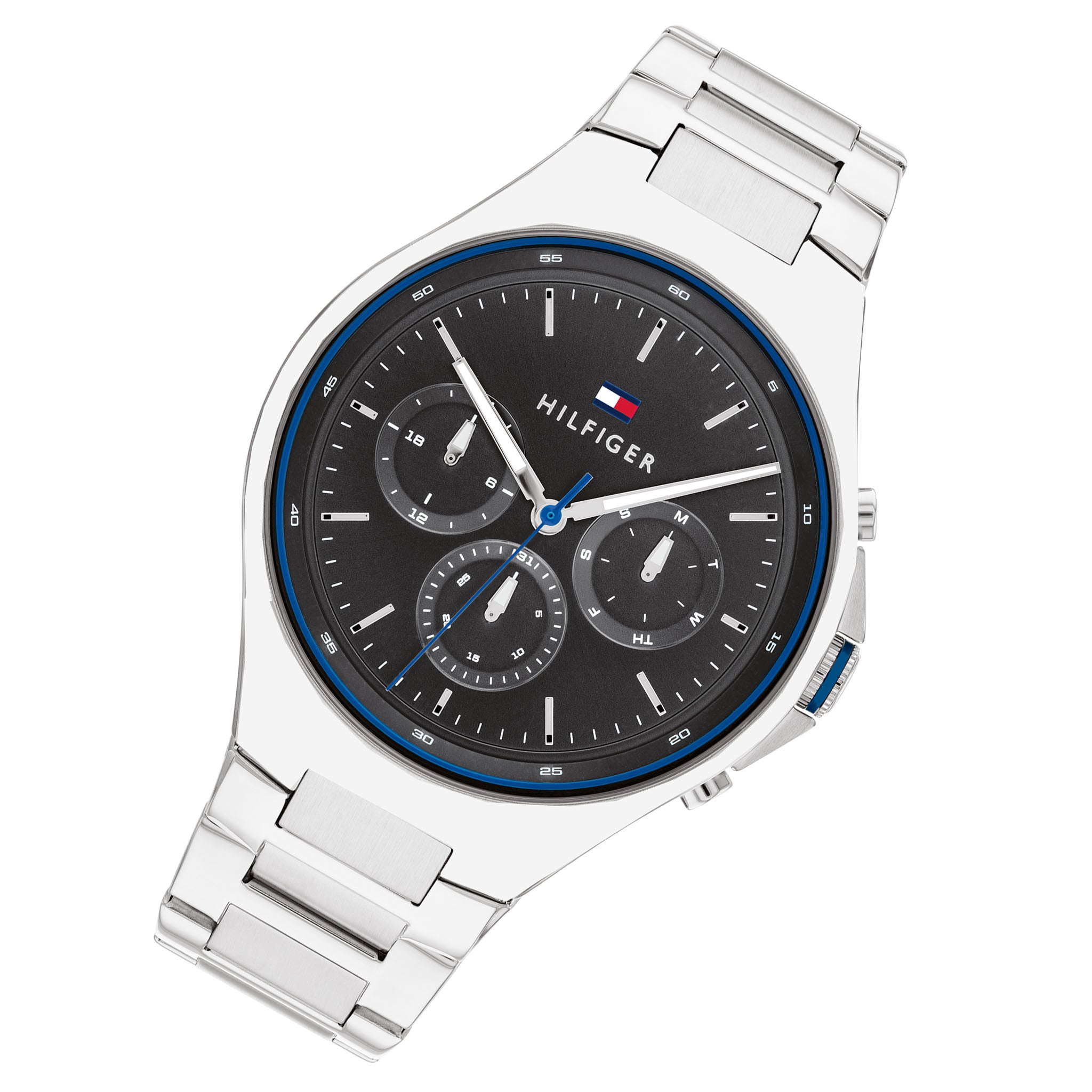 Tommy Hilfiger Stainless Steel Grey Dial Multi-function Men's Watch - 1792054