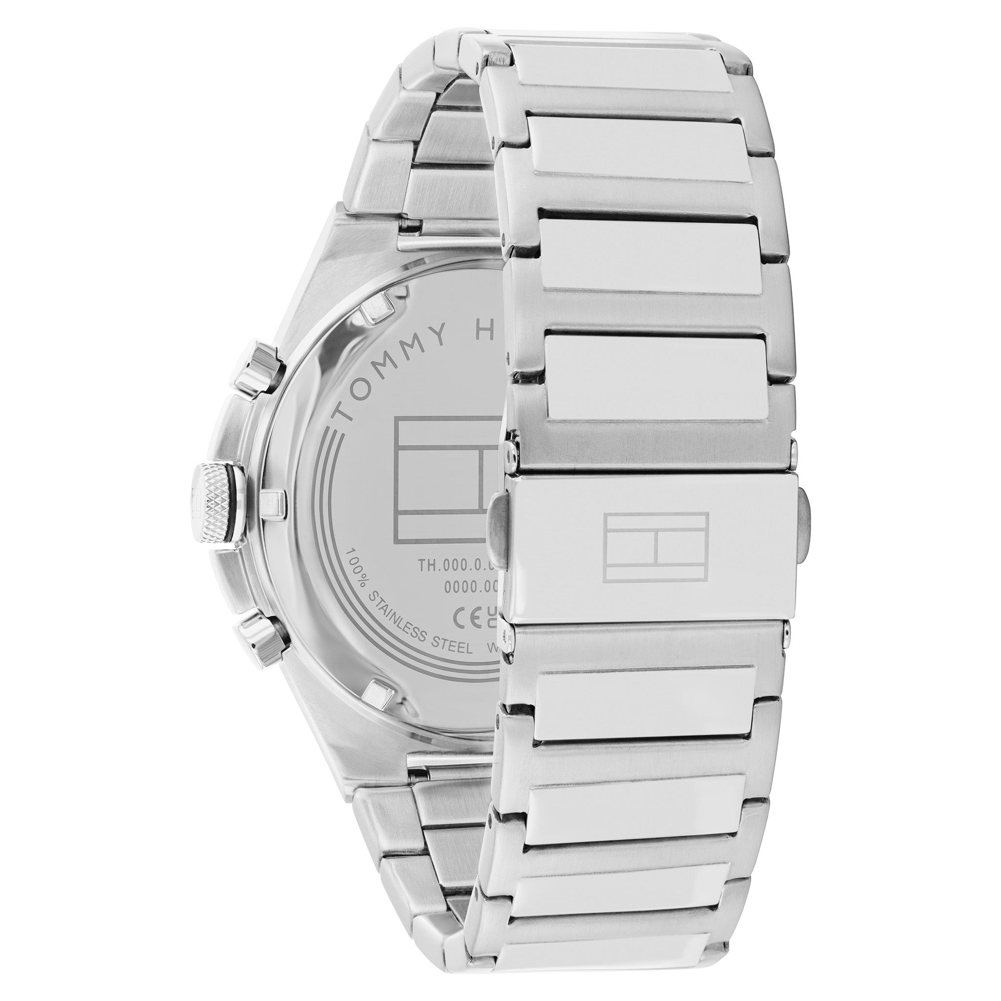 Tommy Hilfiger Silver Steel Green Dial Multi-function Men's Watch - 1792088