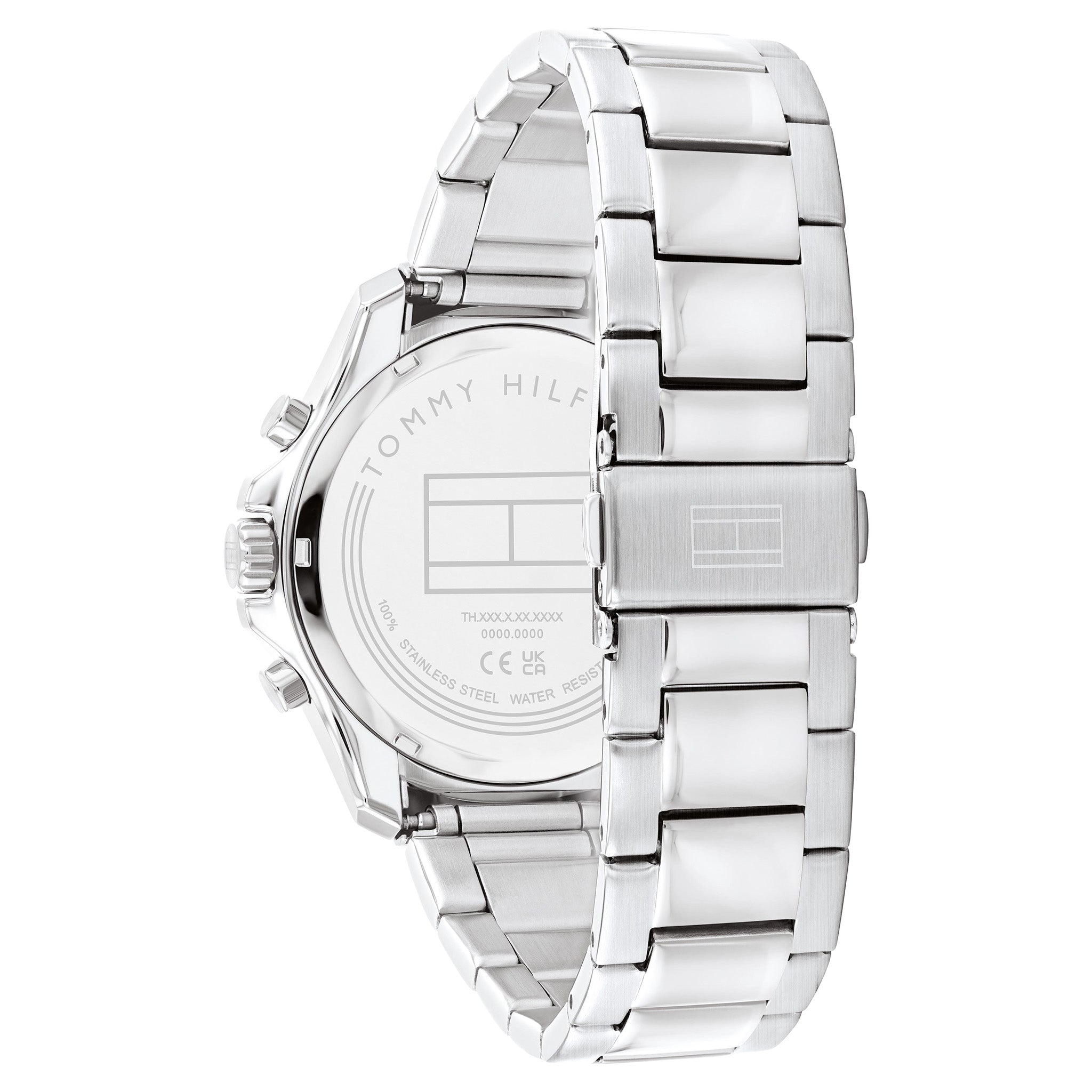 Tommy Hilfiger Stainless Steel Navy Dial Multi-function Men's Watch - 1792094