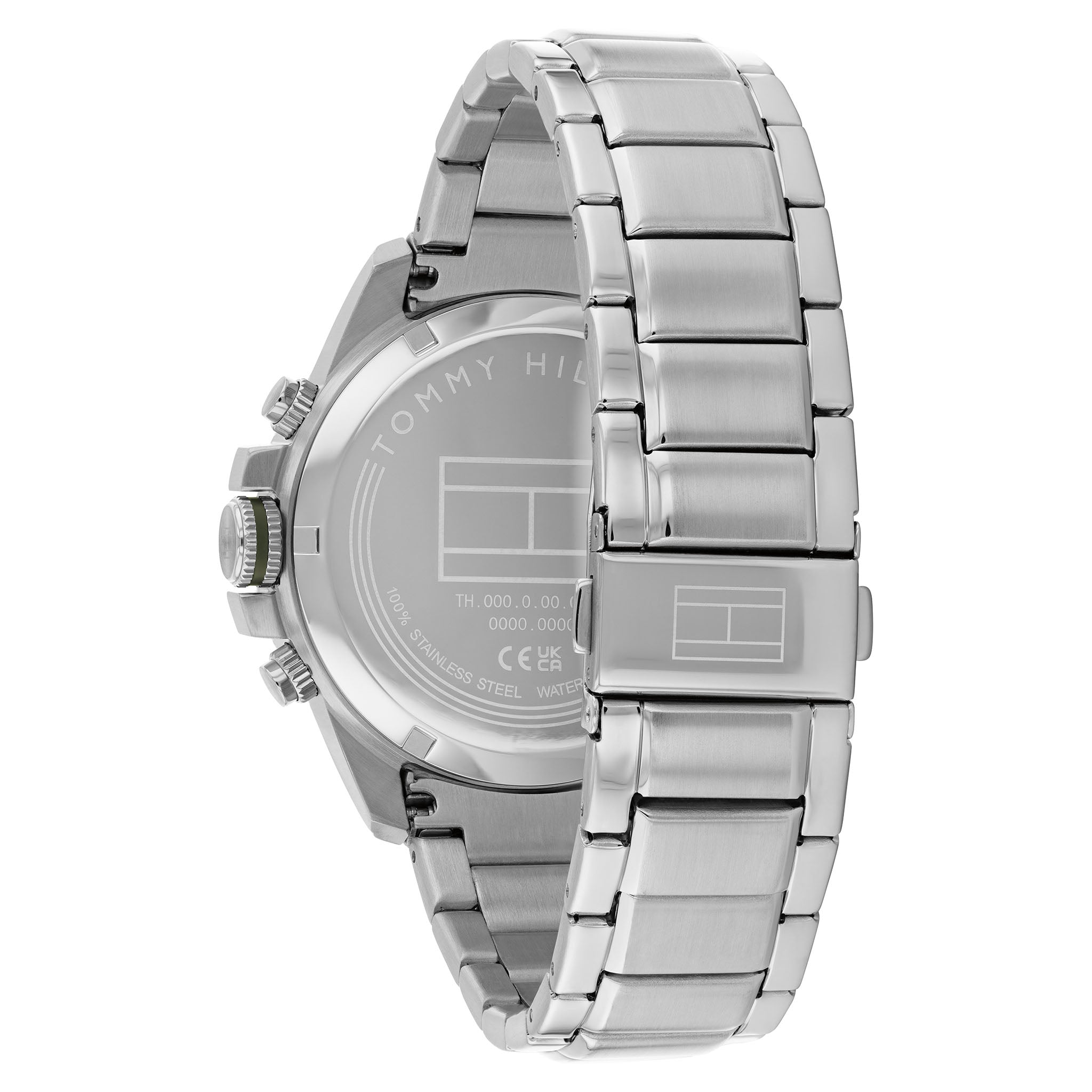 Tommy Hilfiger Stainless Steel Green Dial Multi-function Men's Watch - 1792197