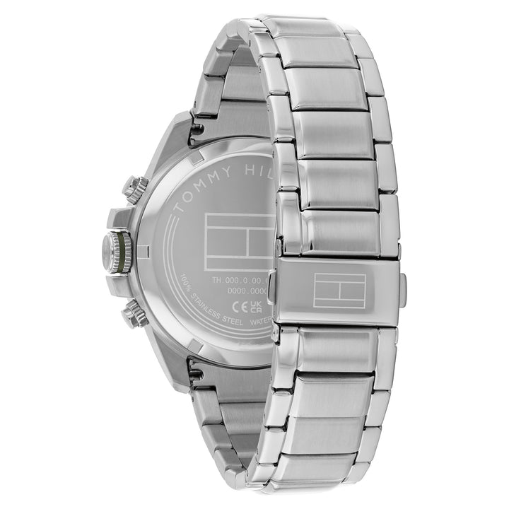 Tommy Hilfiger Stainless Steel Green Dial Multi-function Men's Watch - 1792197