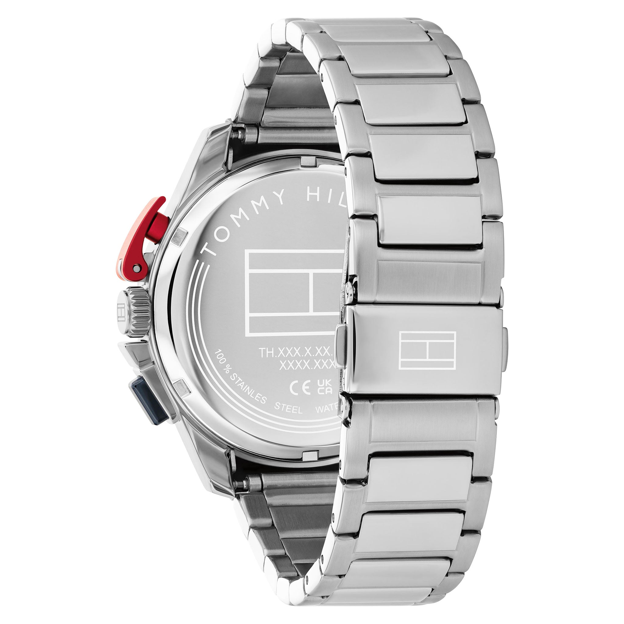 Tommy Hilfiger Stainless Steel Blue Dial Chronograph Men's Watch - 1792261