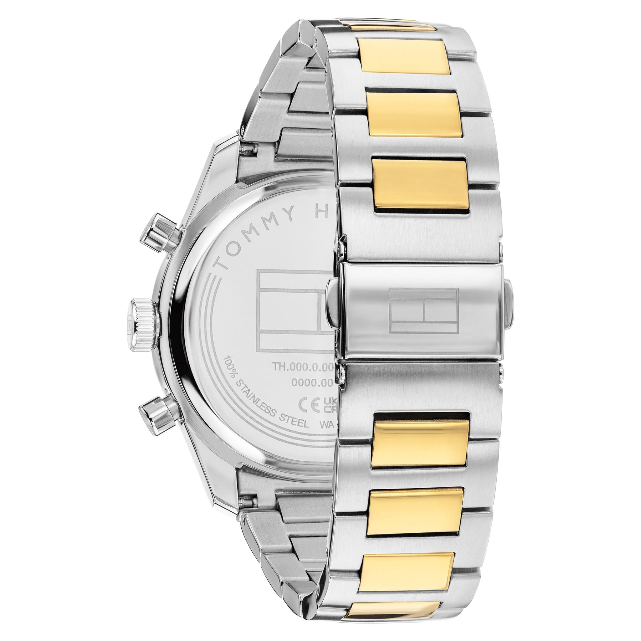 Tommy Hilfiger Two-Tone Steel Green Dial Multi-function Men's Watch - 1792279