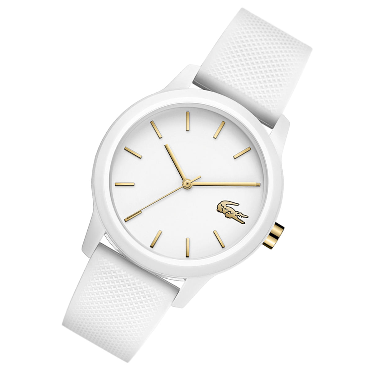 Lacoste The 12.12 White Silicone Women's Watch - 2001063