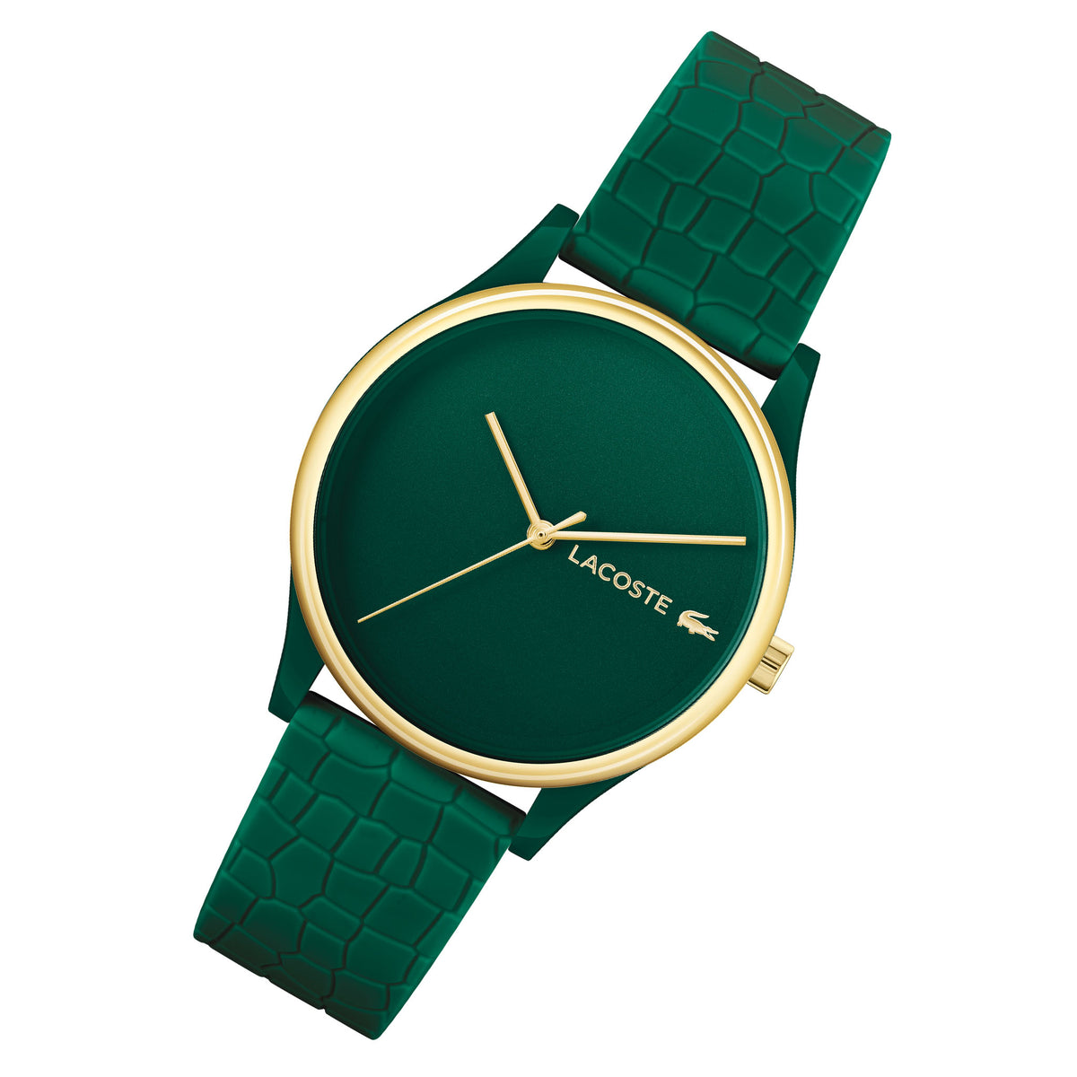 Lacoste Crocodelle Green Silicone Women's Watch - 2001247