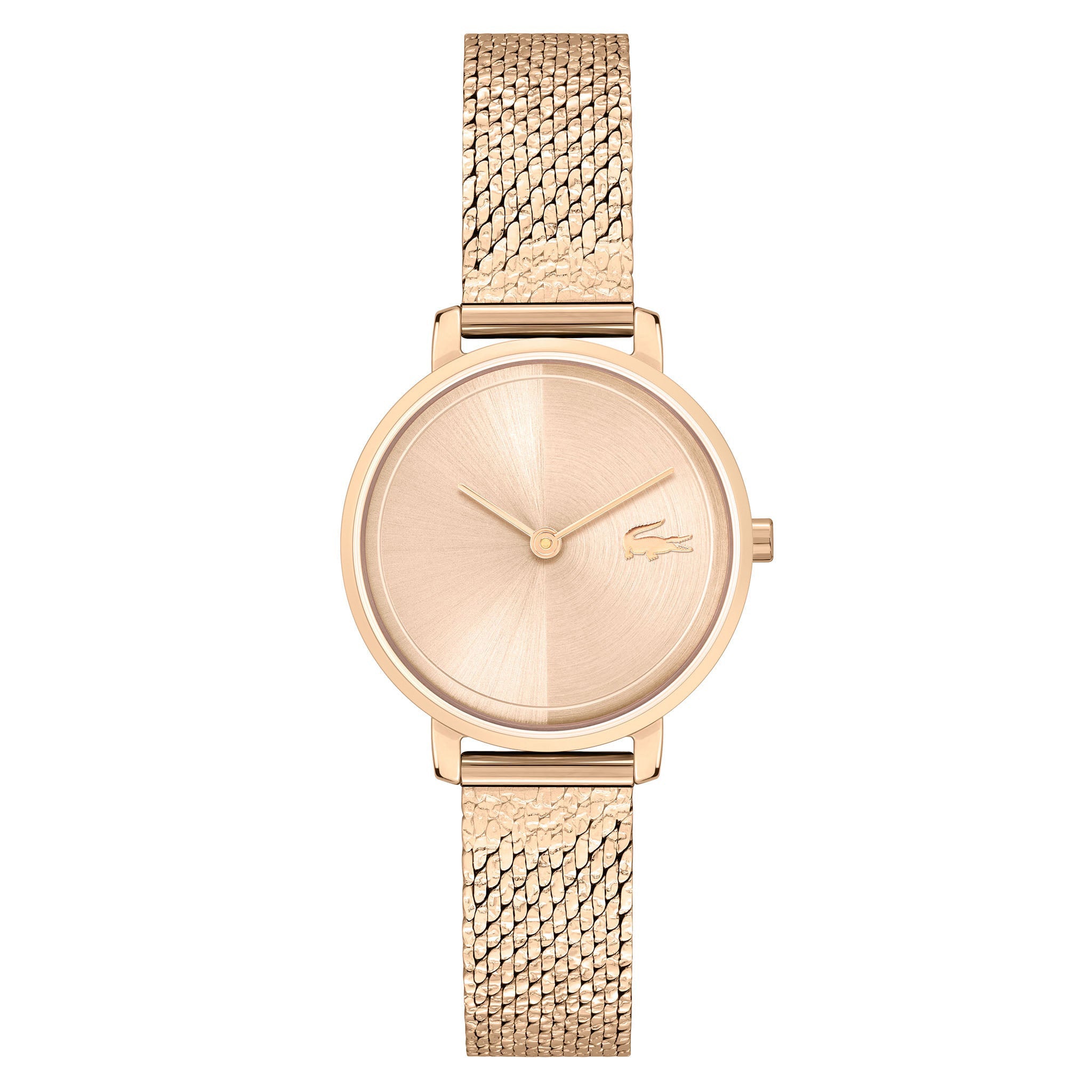 Lacoste Carnation Gold Steel Mesh Slim Women s Watch 2001296