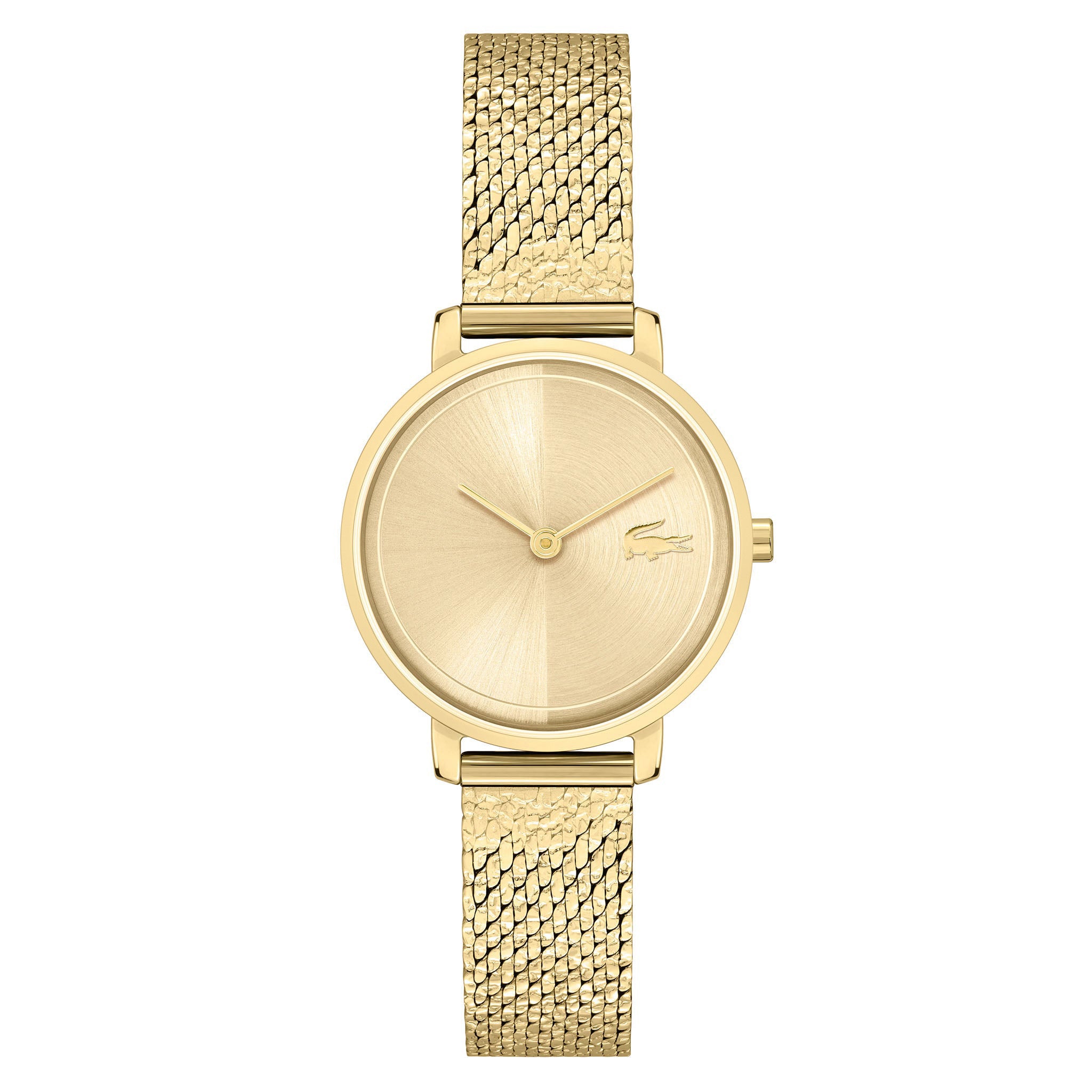 Lacoste Suzanne Gold Steel Mesh Slim Women's Watch - 2001297