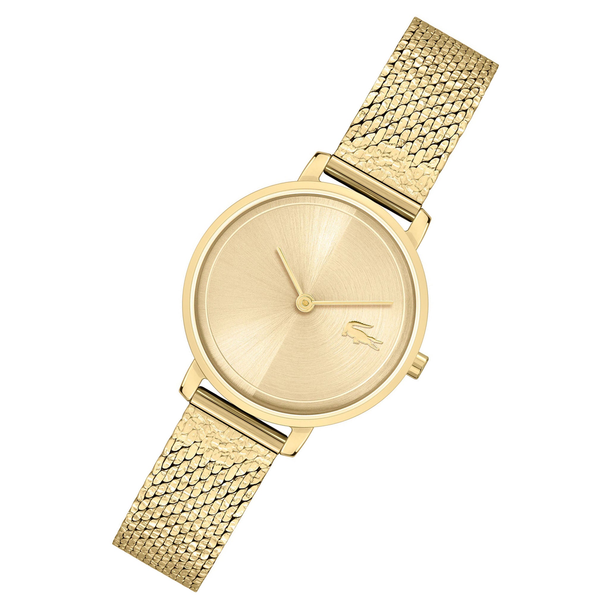Lacoste Gold Steel Mesh Slim Women's Watch - 2001297