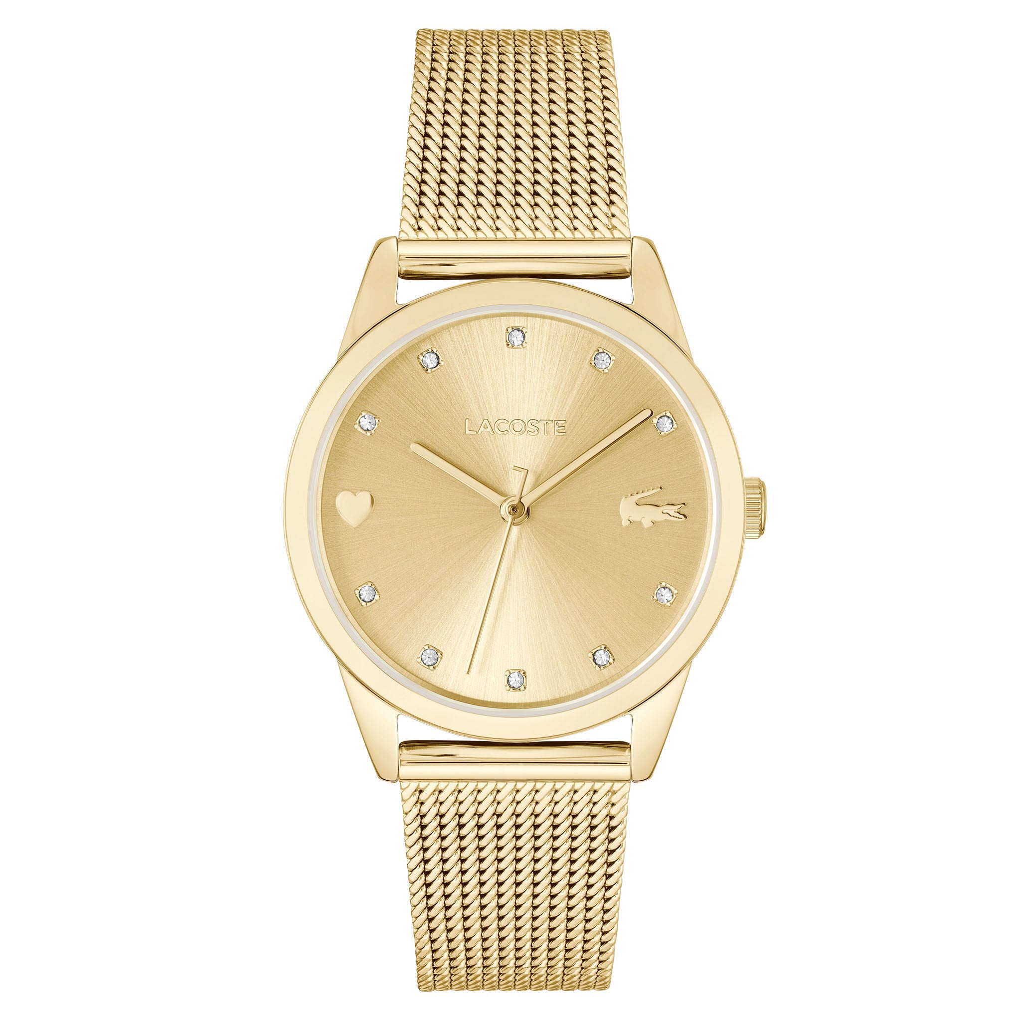 Lacoste Stargaze Gold Steel Mesh Women's Watch - 2001308